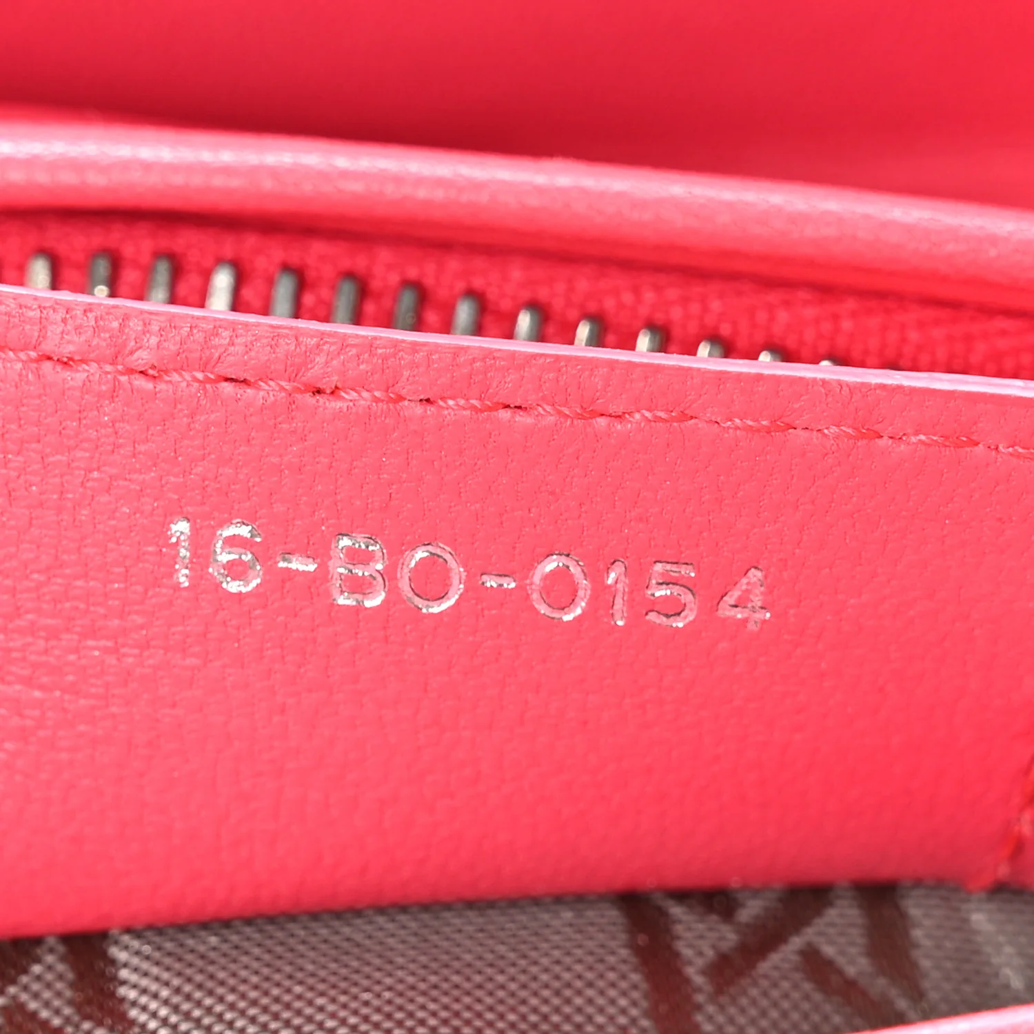 Lambskin Cannage Medium Lady Dior Fuchsia