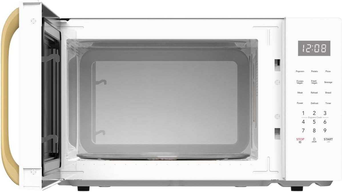 FRIGIDAIRE 1.05 cuft. Retro Microwave, WhiteGold