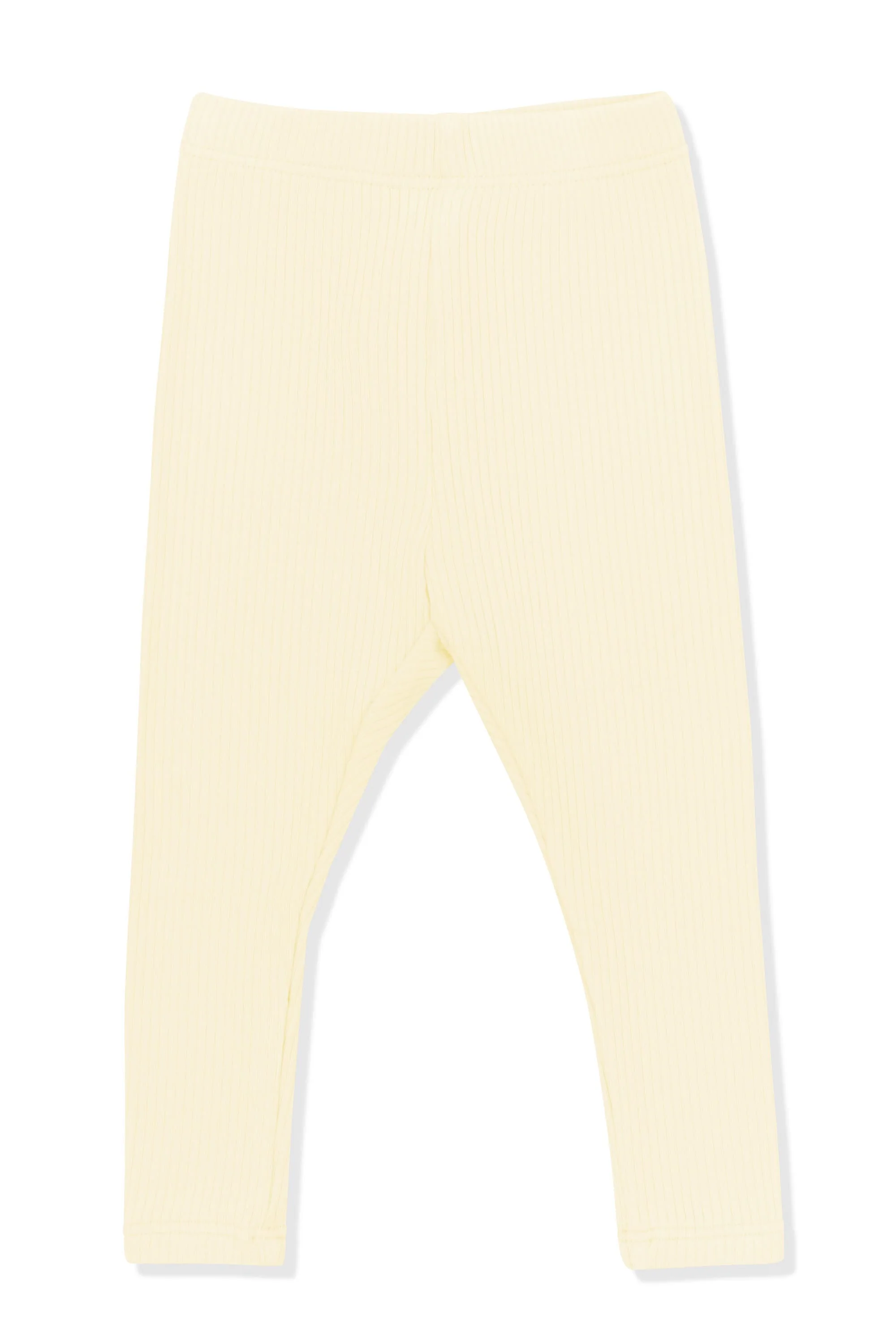Ribbed Leggings in Chamomile