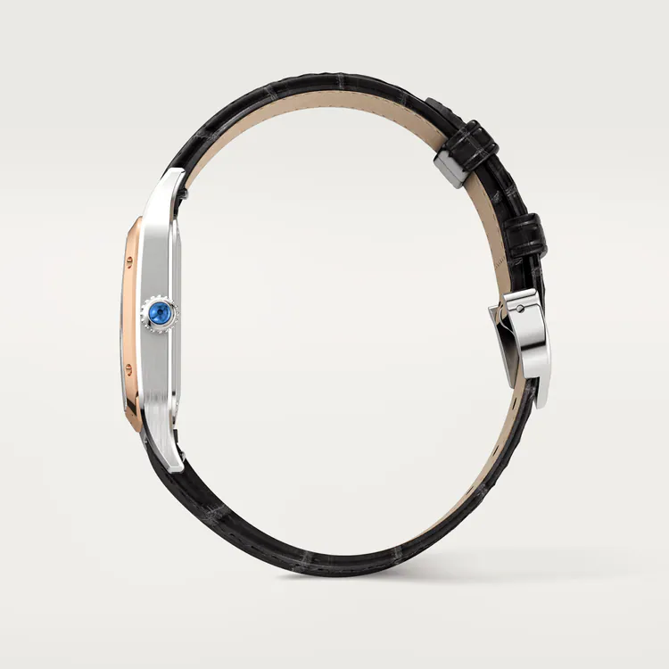 [Super Clone]SANTOS-DUMONT Rose Gold MIx 43.5mm