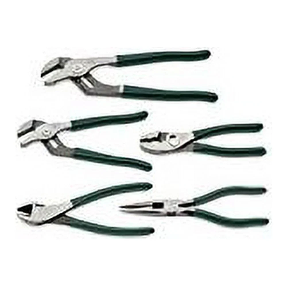 SK 17835 Plier Set�C 5 Piece Joint Tongs Combination, Adjustable Cutters. General Purpose Hand Tool