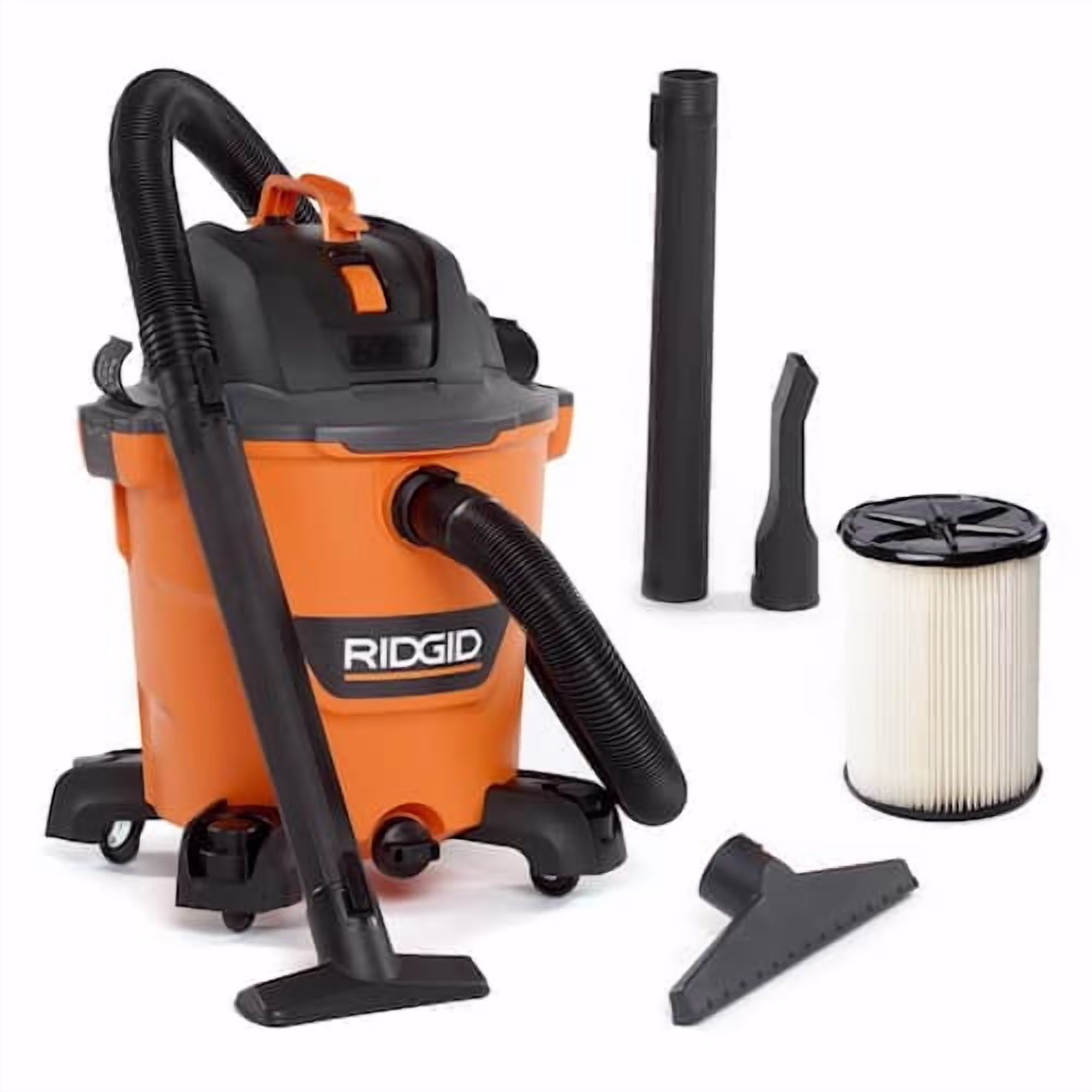 12 Gallon 5.0 Peak HP NXT Wet/Dry Shop Vacuum with Filter, Locking Hose and Accessories