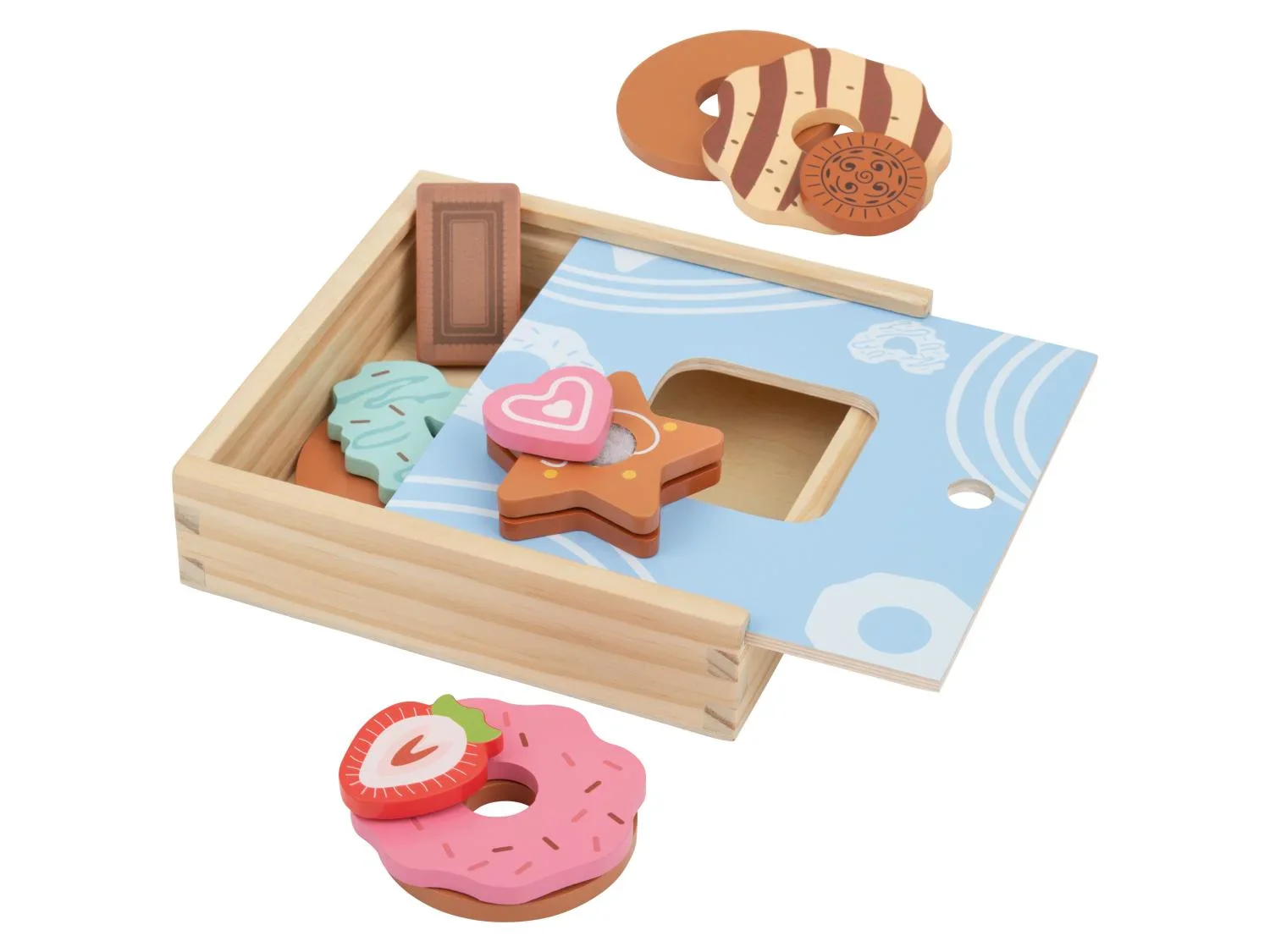 lupilu Set daliments en bois