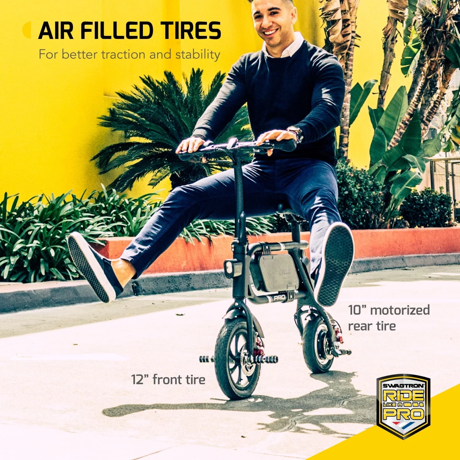 Swagtron Swag Cycle Pro Pedal - Free Electric Scooter Rider