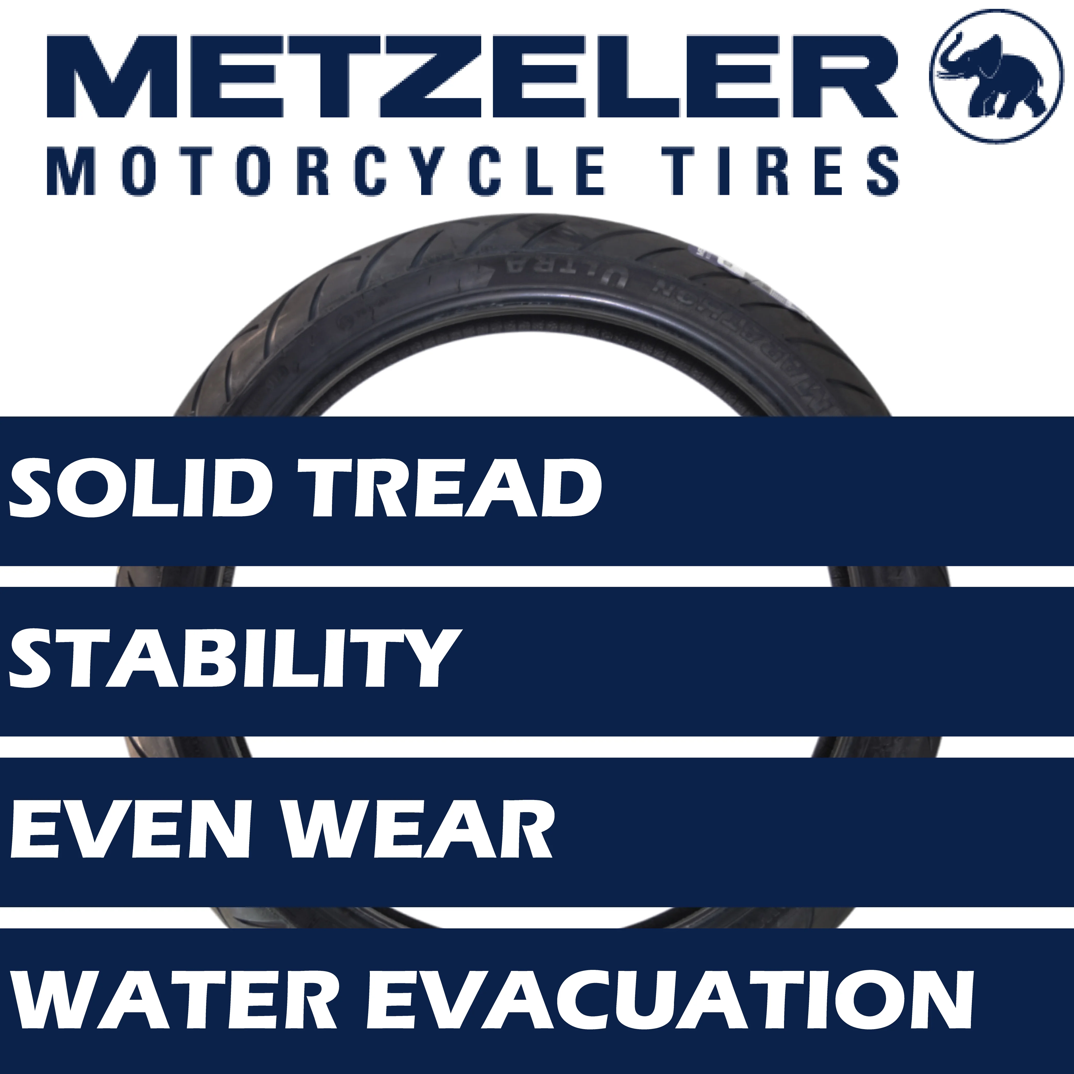 ME 888 Marathon Ultra Front 140/80-17 69H Motorcycle Tire with Keychain - Image 3