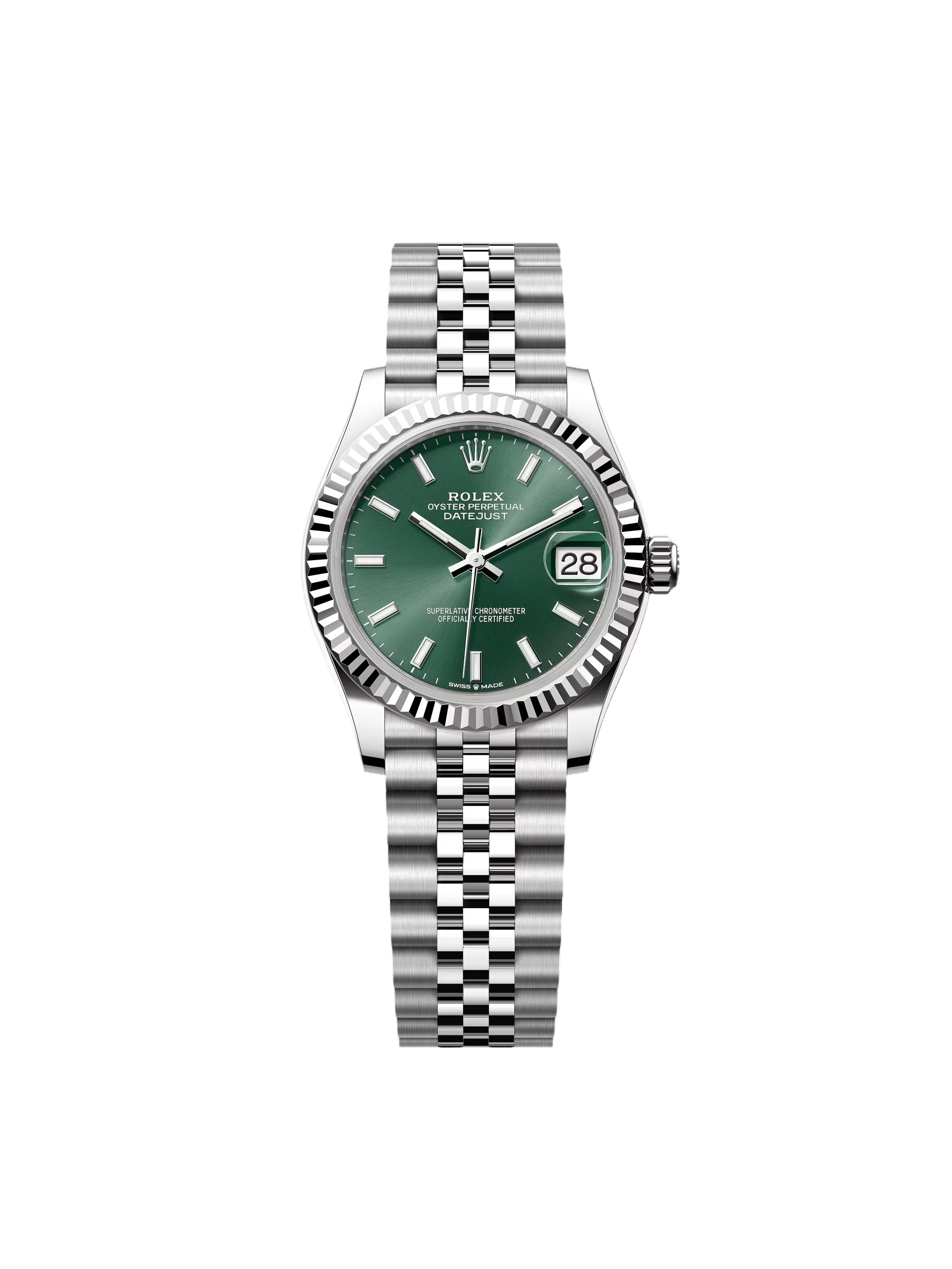 【Super Clone】RLX Datejust m278274-0017/0018 Green Dial 31mm Oyster Watch