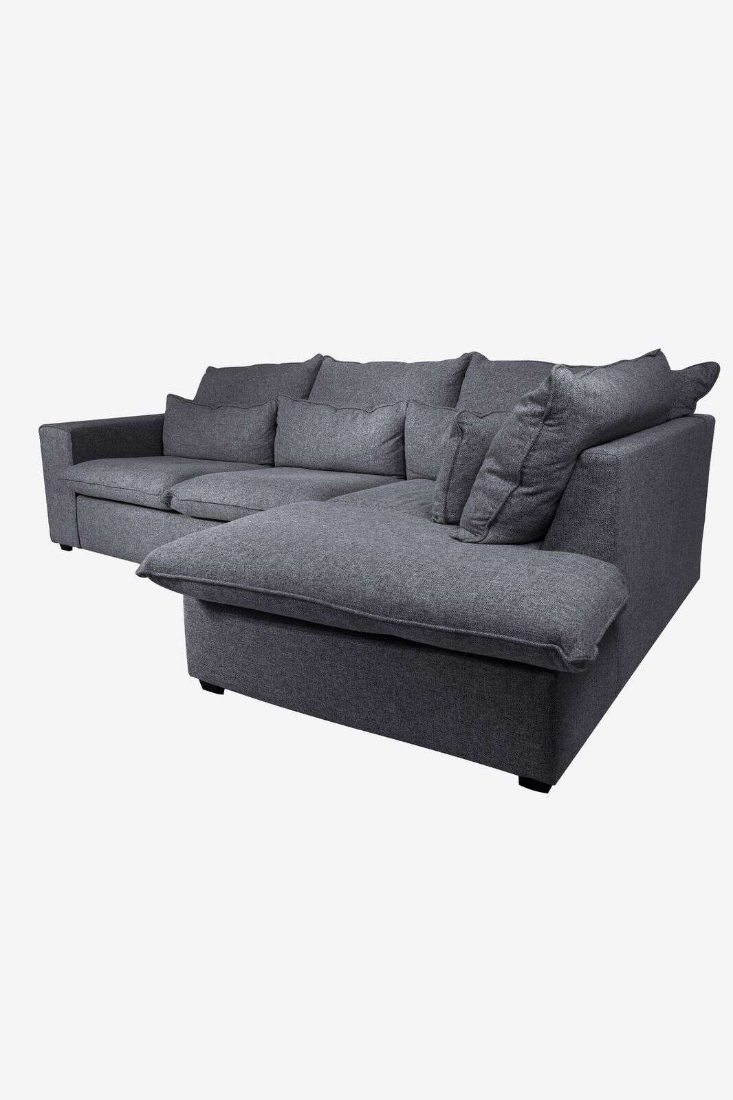 Baron bank 2.5-zits lounge rechts Unit dark grey