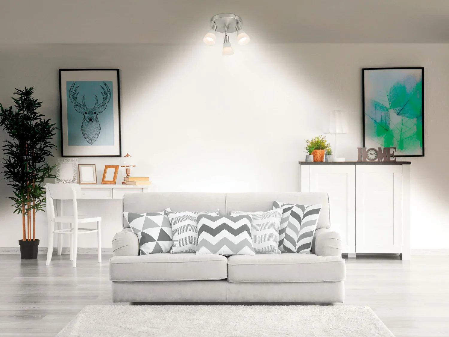 LIVARNO home Plafonnier  LED  3 spots