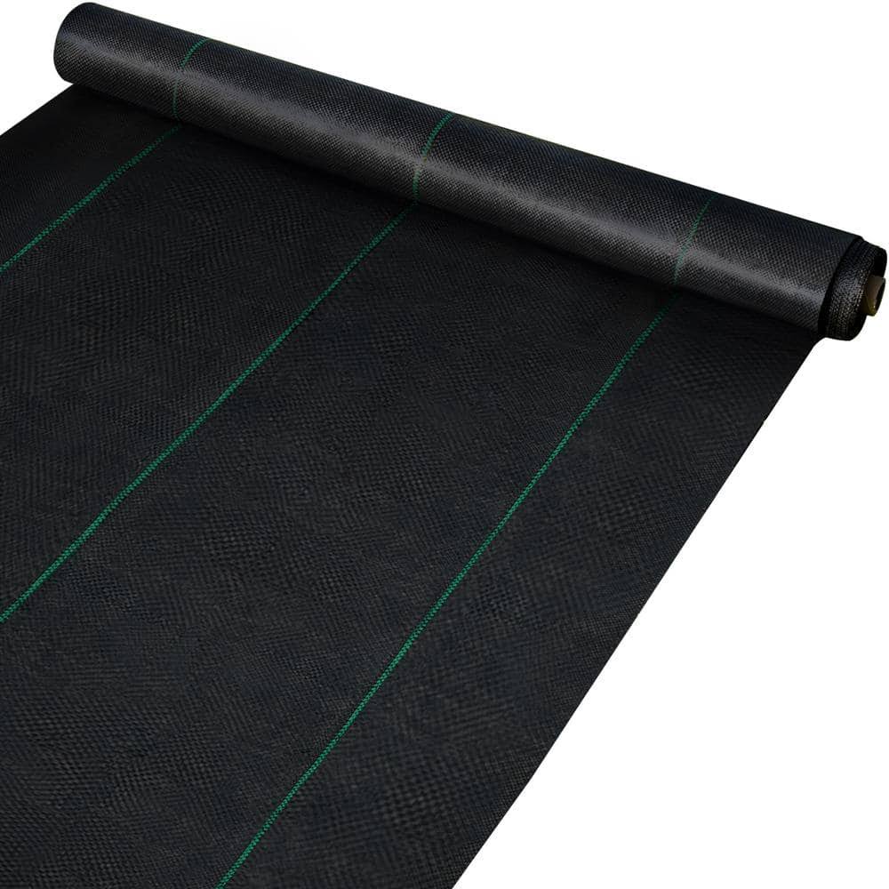 6.5 x 300 ft. Weed Barrier Fabric Heavy Duty 3 oz. Woven Weed Control High