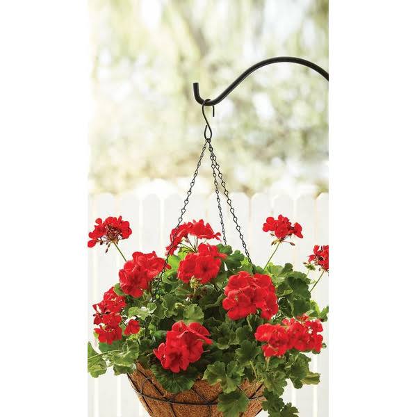 Mainstays Black Metal Planter Hanger Replacement Chain with Hook