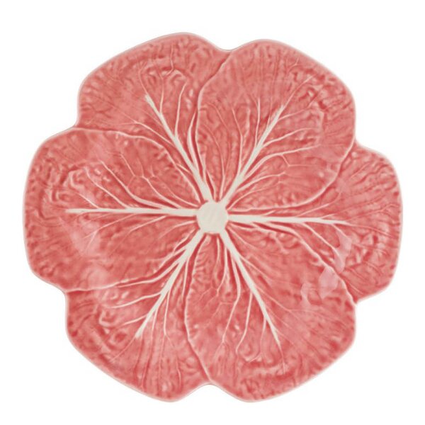 Cabbage tallerken 26,5 cm rosa