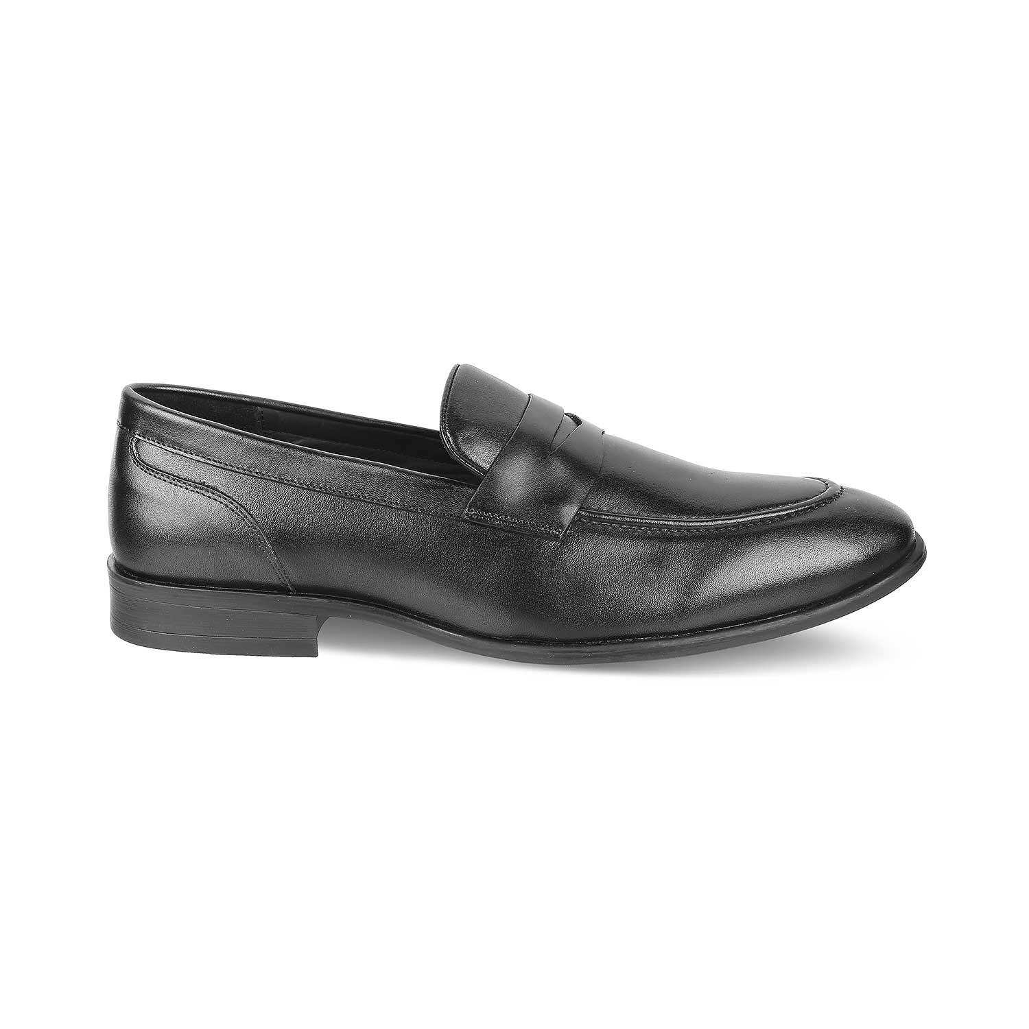 POPECHO Men's Leather Penny Loafers