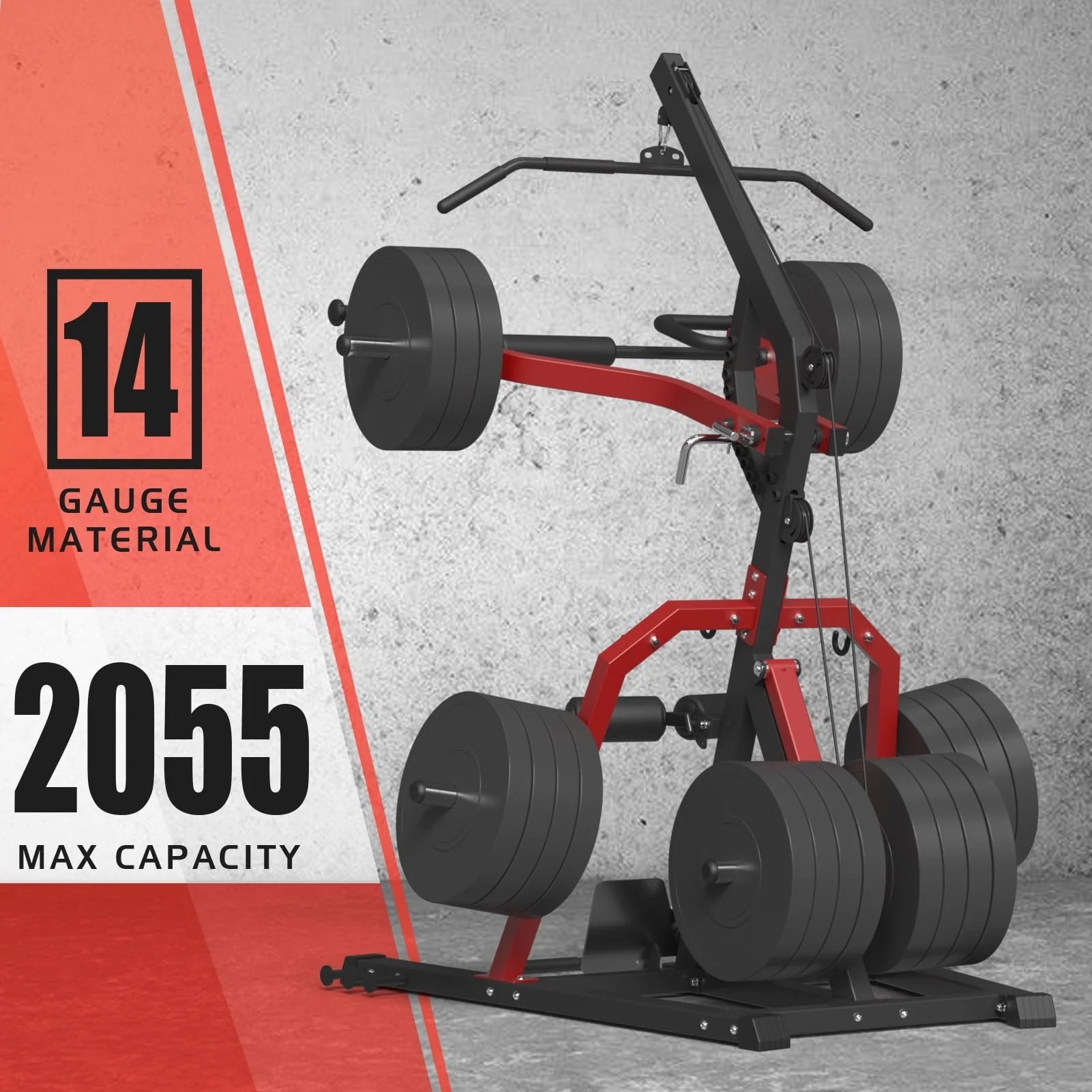 Syedee Leverage Gym, 2055 lb Bench Press Machine for Strength Training, Adjustable Full Body Workout Machine for Home Gym