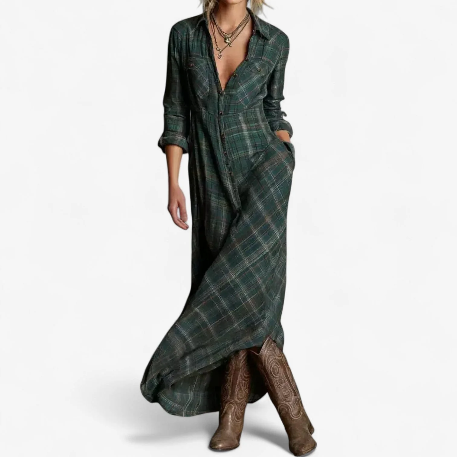 Cécile™ Maxi Chemise Intemporelle
