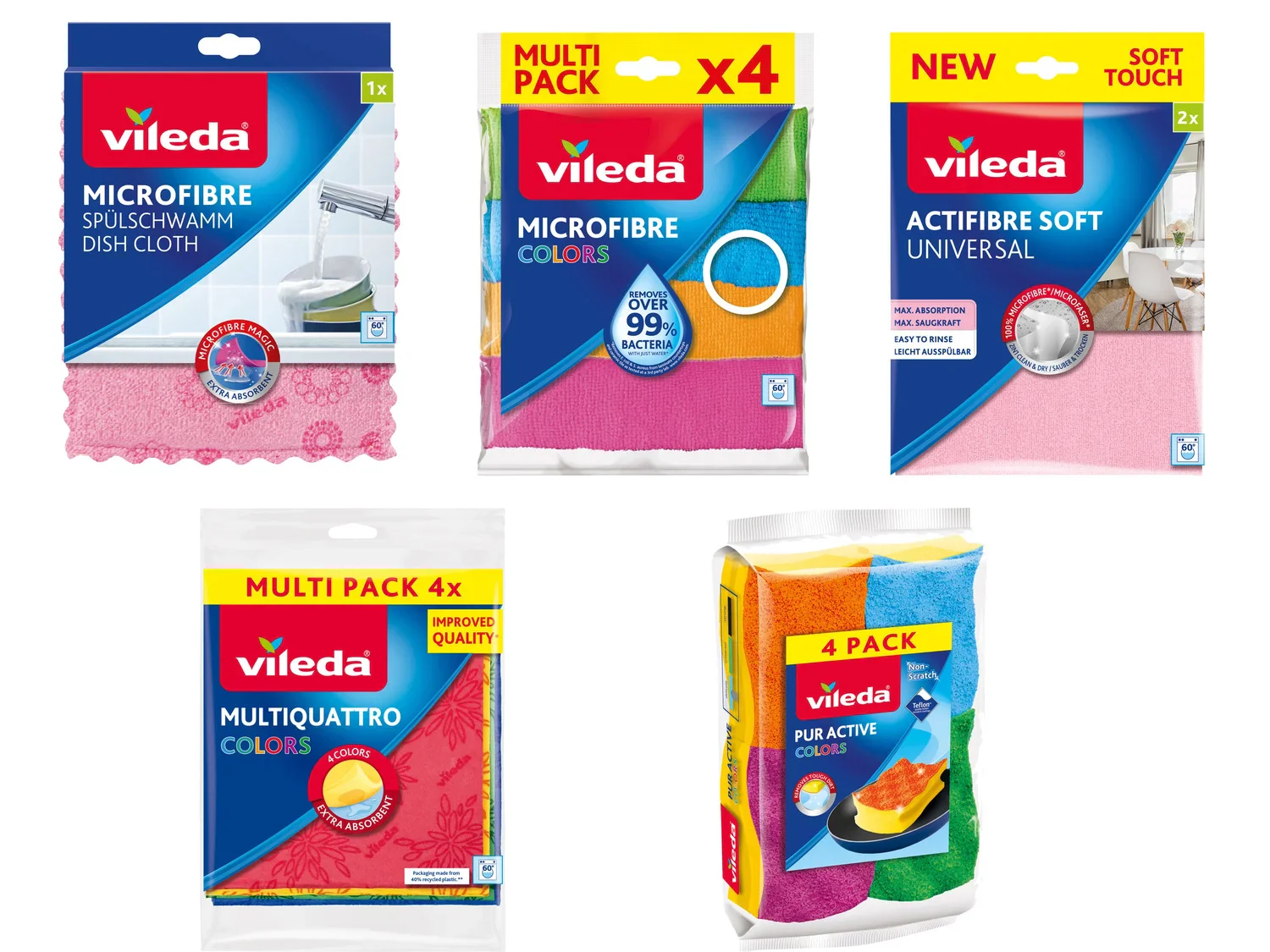 Vileda Ustensiles de nettoyage Rainbow