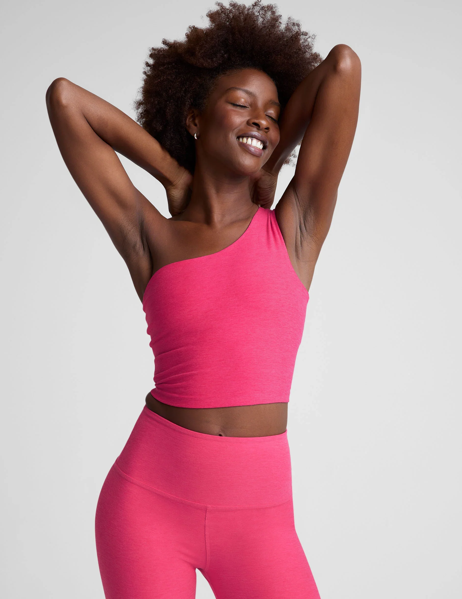 Spacedye™ The Bold Shoulder Cropped Tank