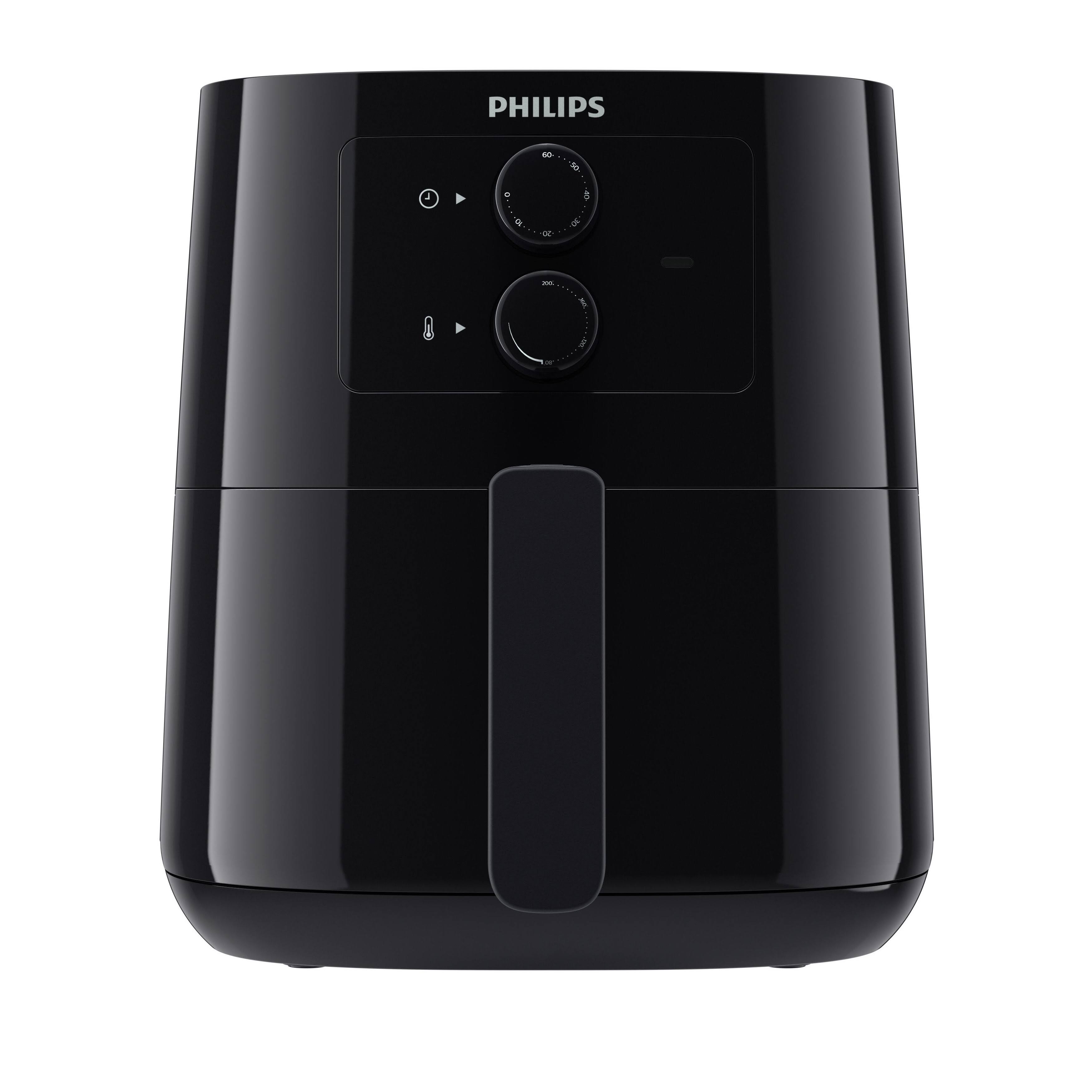 Philips Essential 4.1L 1400W Air Fryer Black One Size / EU Plug