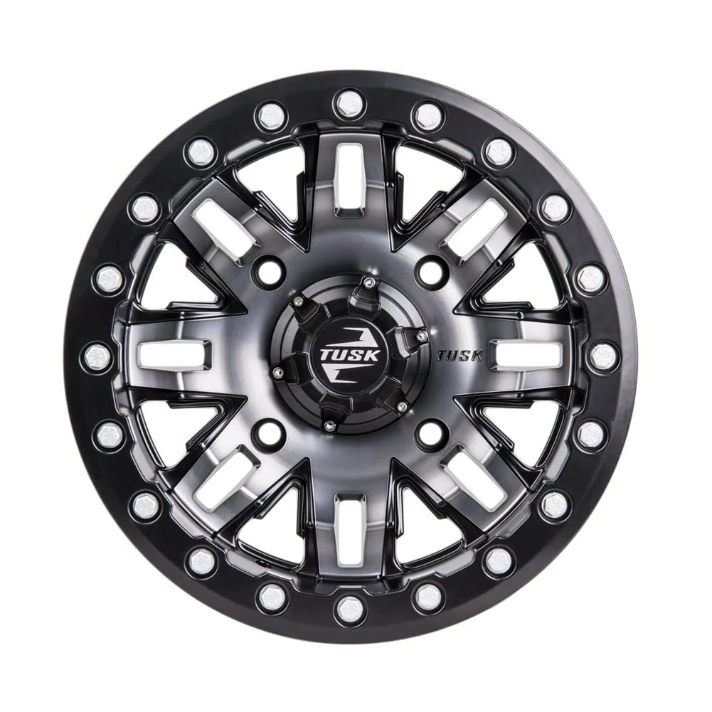 (4 Pack) 4/156 Teton Beadlock Wheel 15x10 5.0 + 5.0 Gun Metal/Black For Polaris RZR XP 1000 Desert Edition 2015 - Image 6