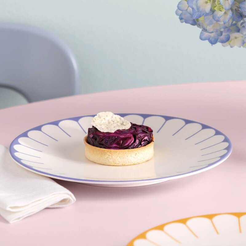 Fleur bleu middagstallerken 26,5 cm blå