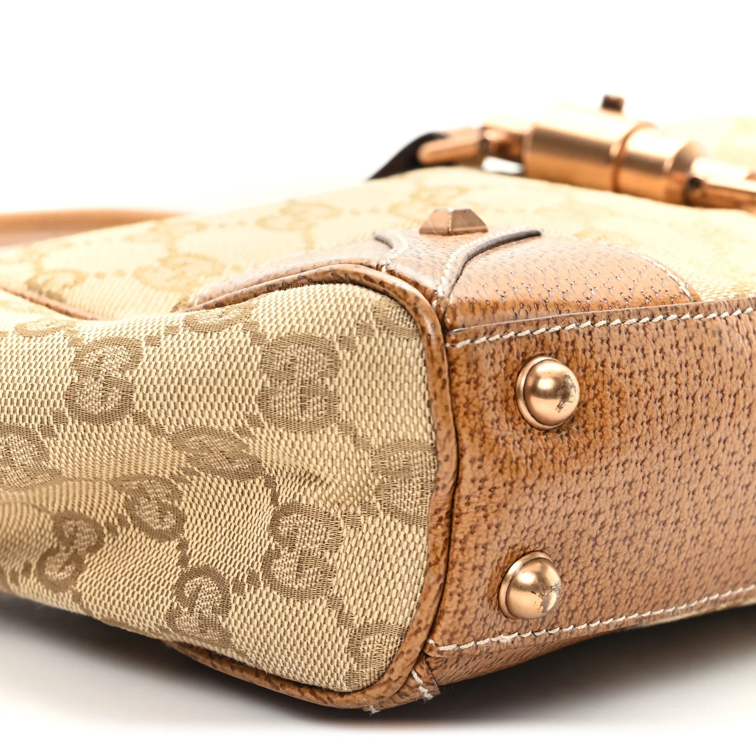 Monogram Calfskin Bardot Shoulder Bag