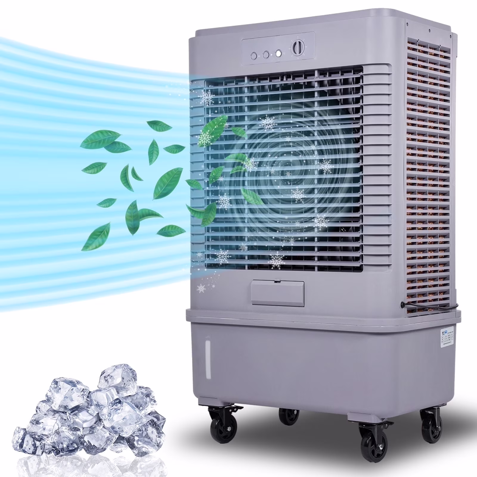 37'' Portable 3000CFM Evaporative Air Cooler(8 gal) - Image 9