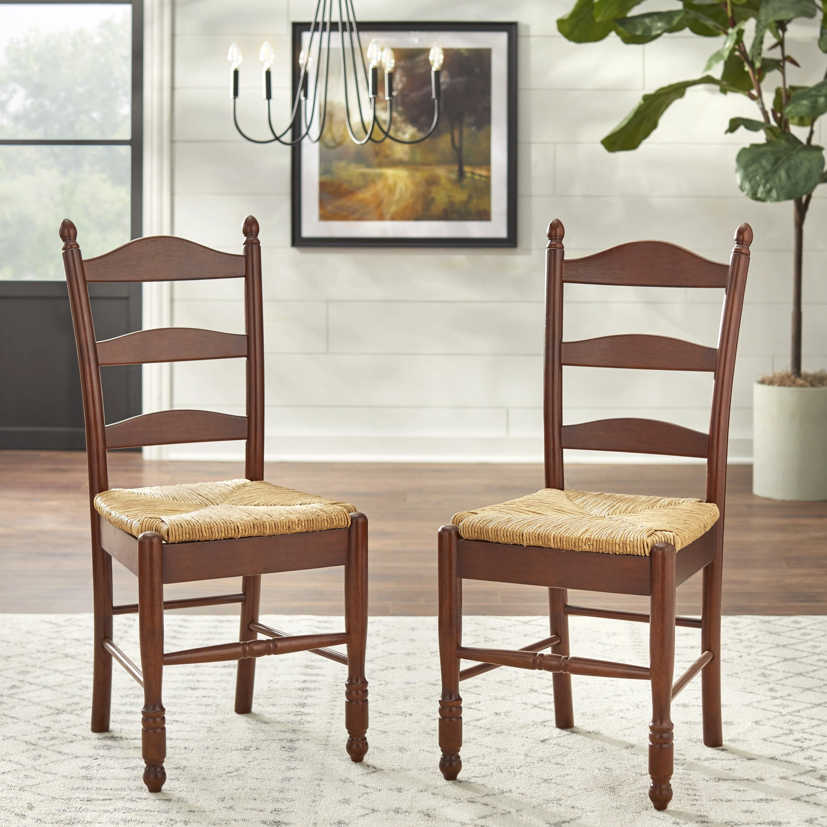 TMS Dining Chair, Set of 2, Natural