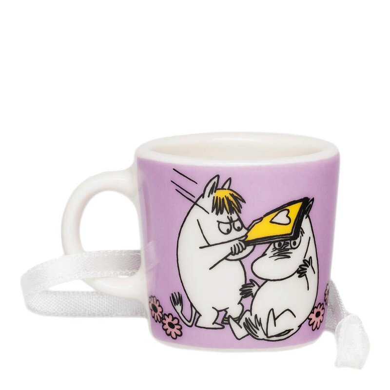 Mummikopp mini 3 cm Kjærester lilla