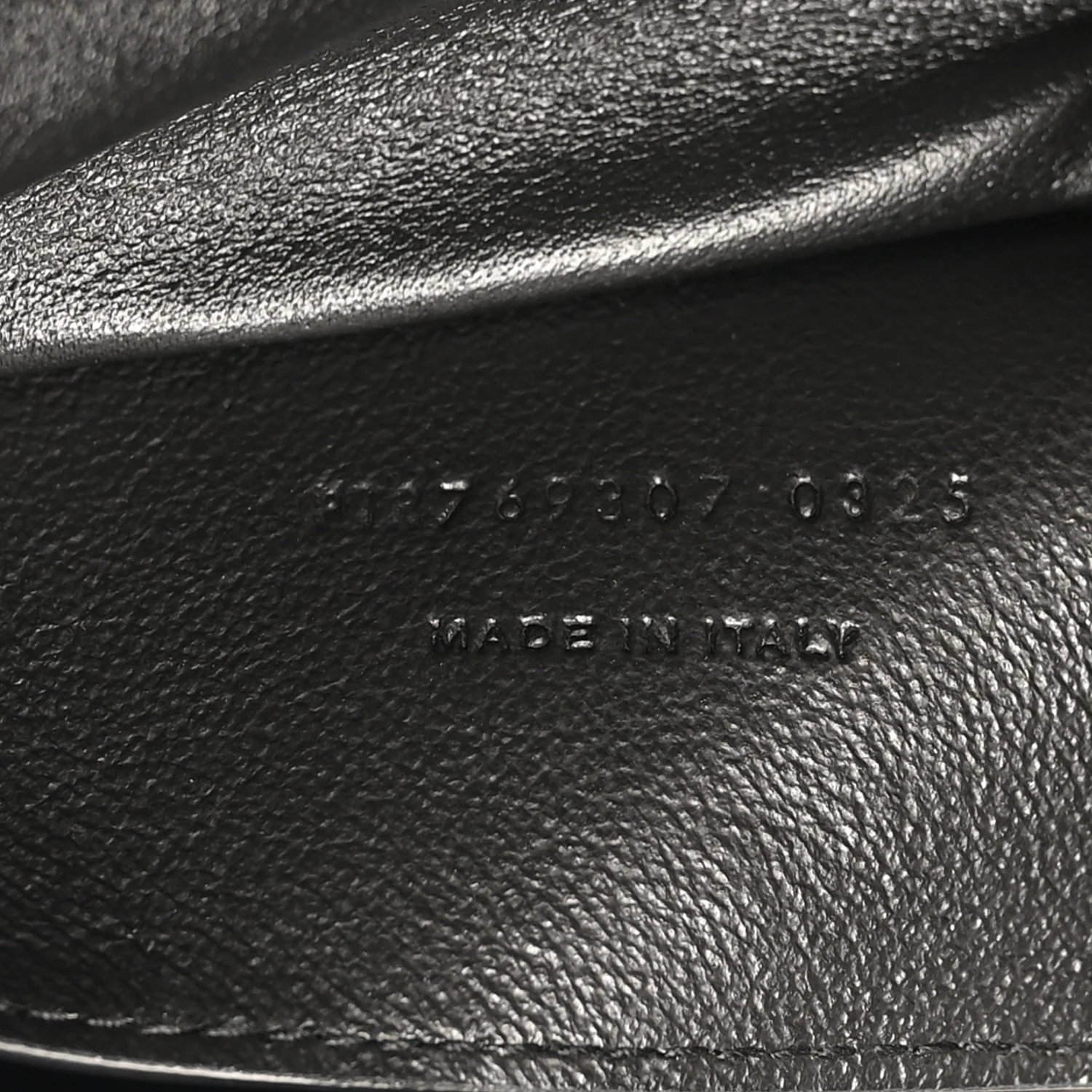Grained Lambskin Large Cassandre Envelope Pouch Light Musk