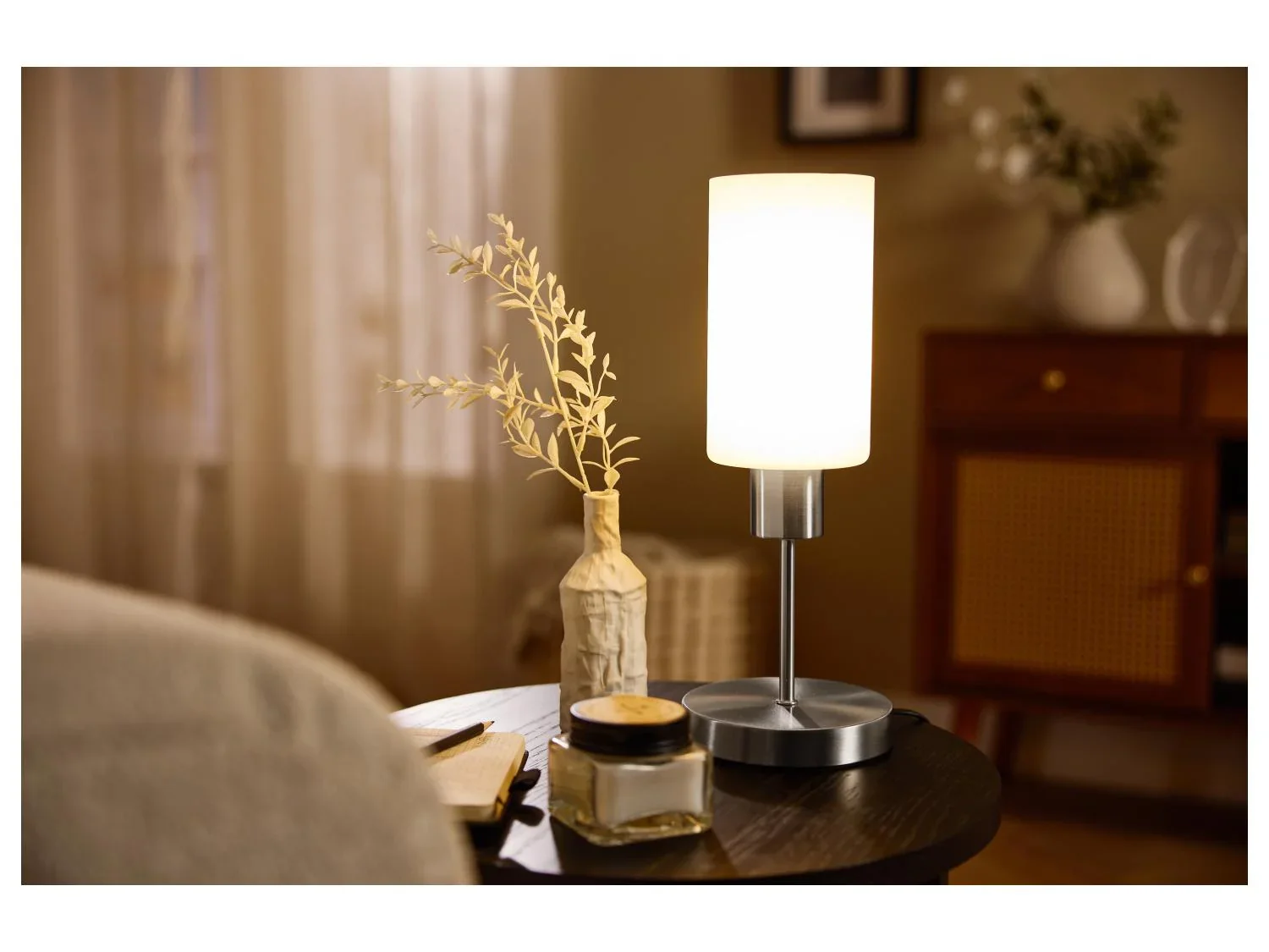 LIVARNO Lampe de table LED avec variateur tactile