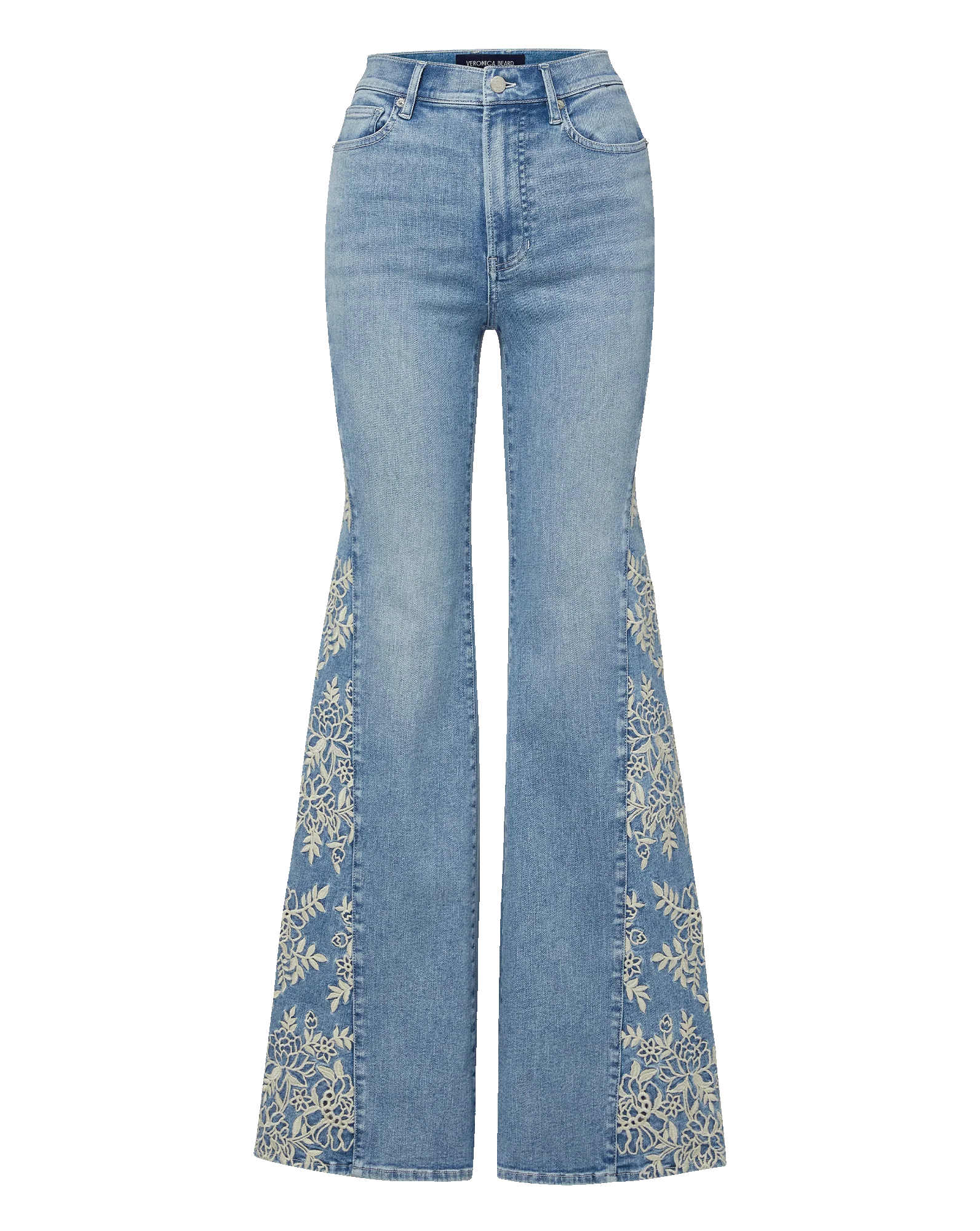 Joplin Embroidered Flare Jean