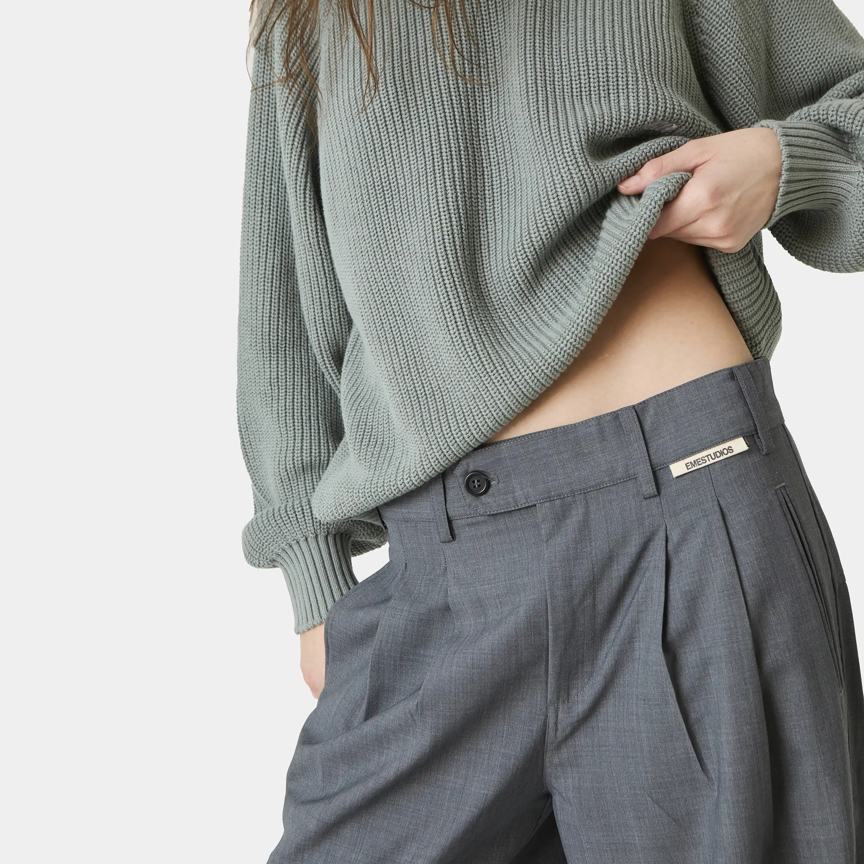 Orbit Slate Tailored Pants
