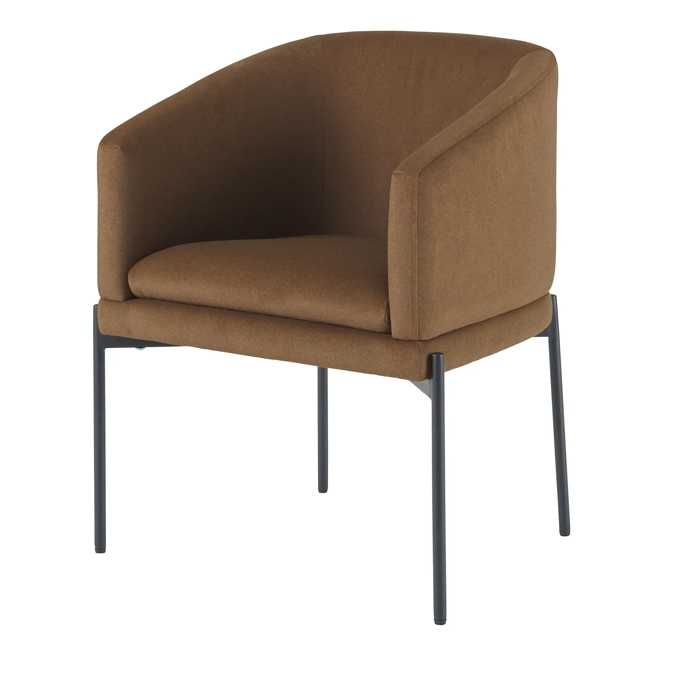 Better Homes & Gardens Wyatt Velvet Dining Chairs, Beige, 2 Pack
