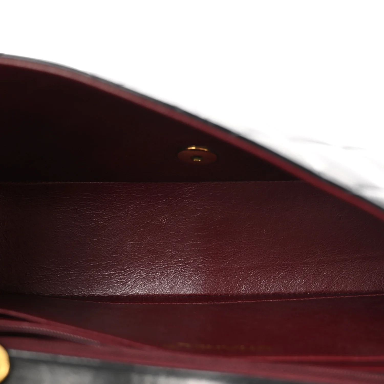 Lambskin Quilted Medium Single Flap Black