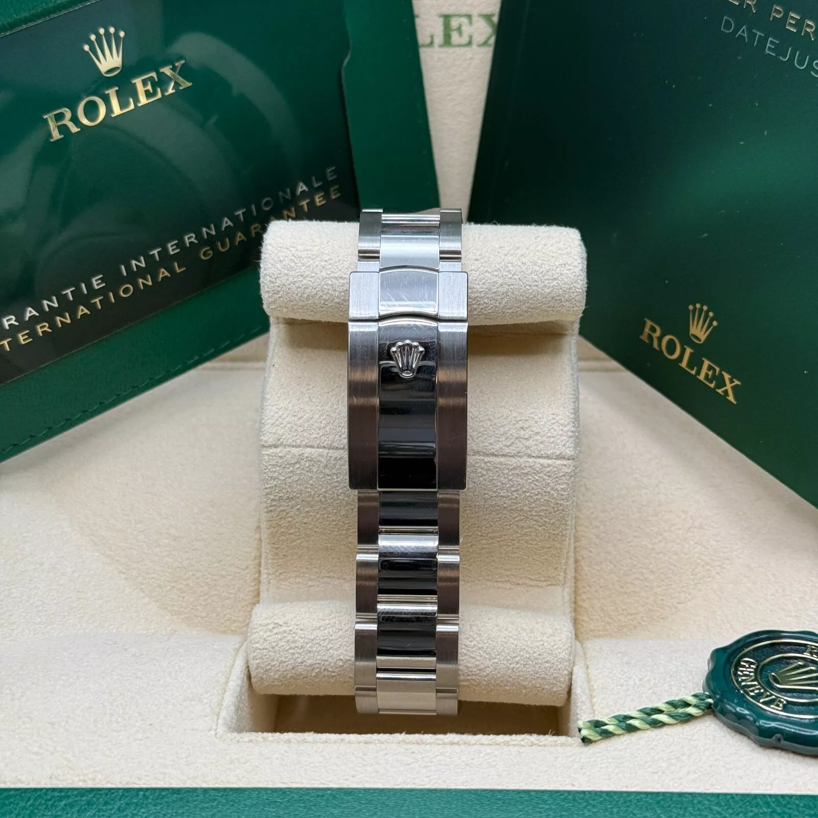 [Super Clone]RLX  Datejust 41 Mother of Pearl Diamond Stainless Steel Fluted Oyster - 126334