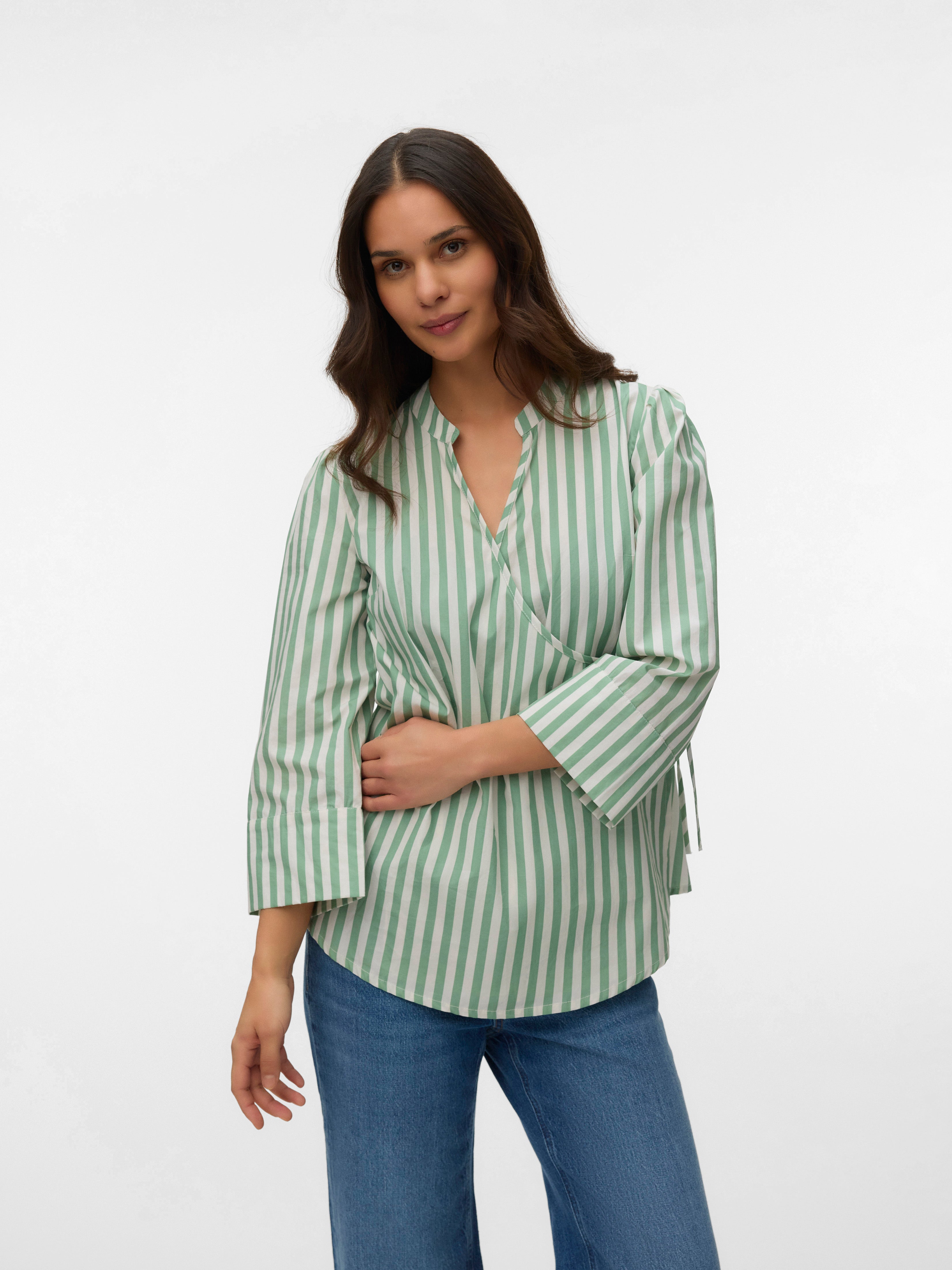 VERO MODA® Regular Fit Shirt collar Top