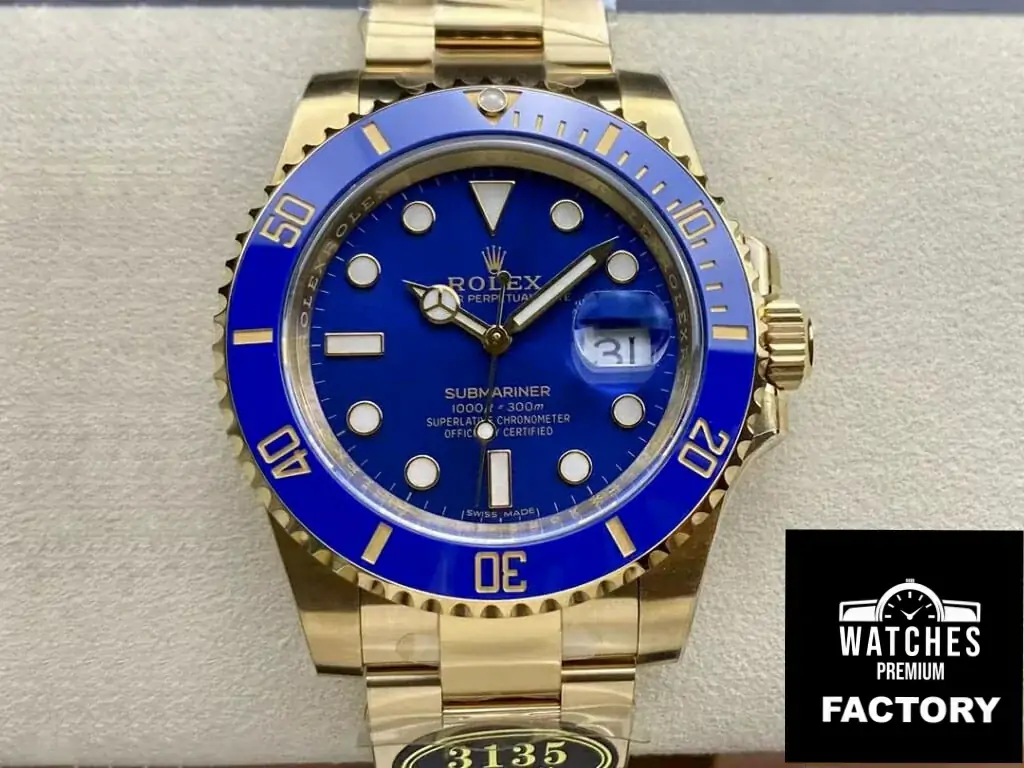 Rolex Submariner M116618LB-0003 Clean Factory Gold Strap