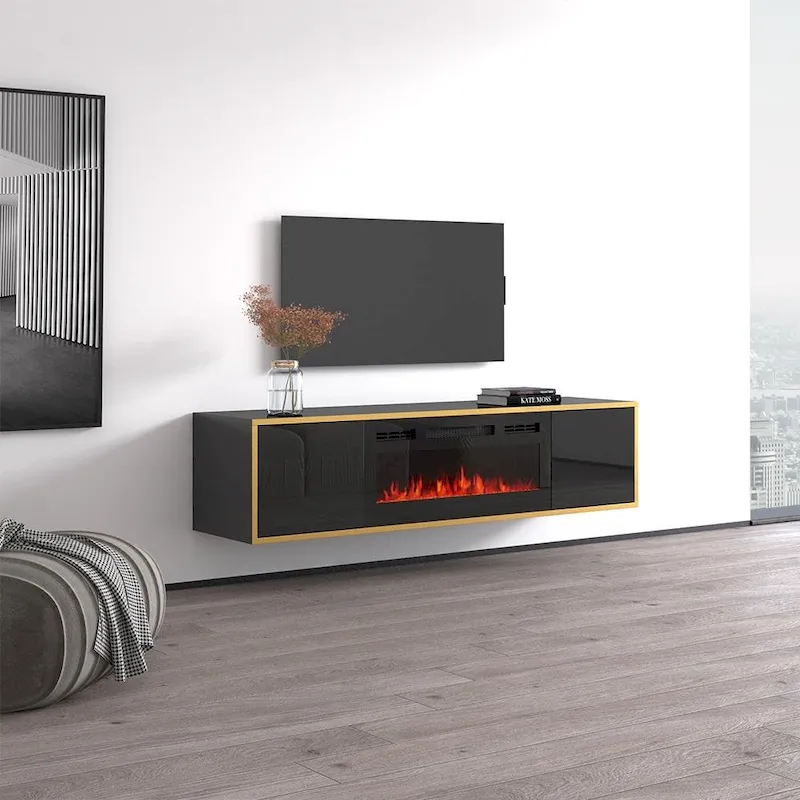 Electric Fireplace TV Stand for TVs up to 75 Inches