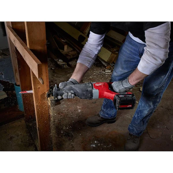 M18 18V Lithium Ion Cordless SAWZALL Reciprocating Saw with Two 3 0Ah Batteries Image 6
