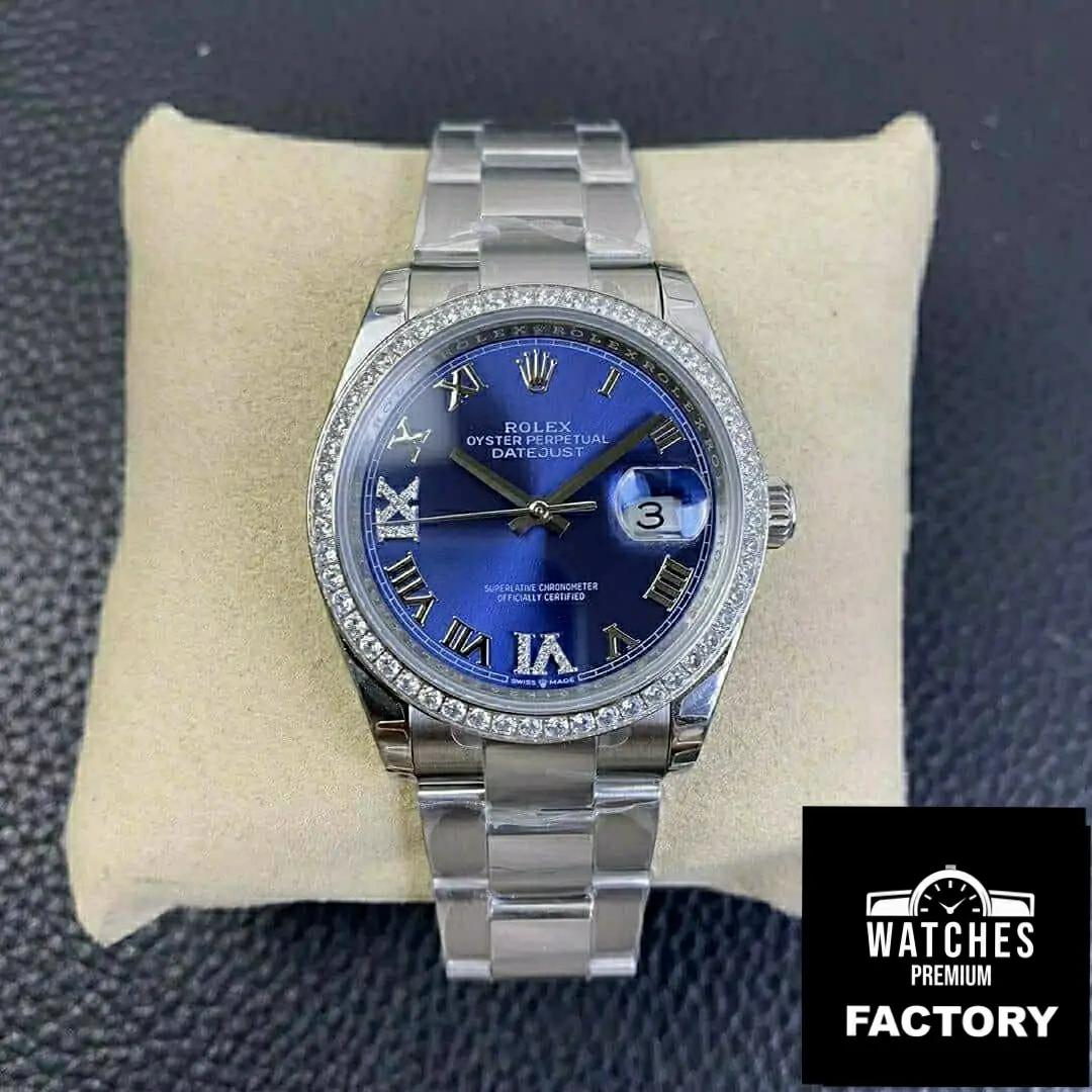 Rolex Datejust M126284RBR EW Factory Stainless Steel Strap