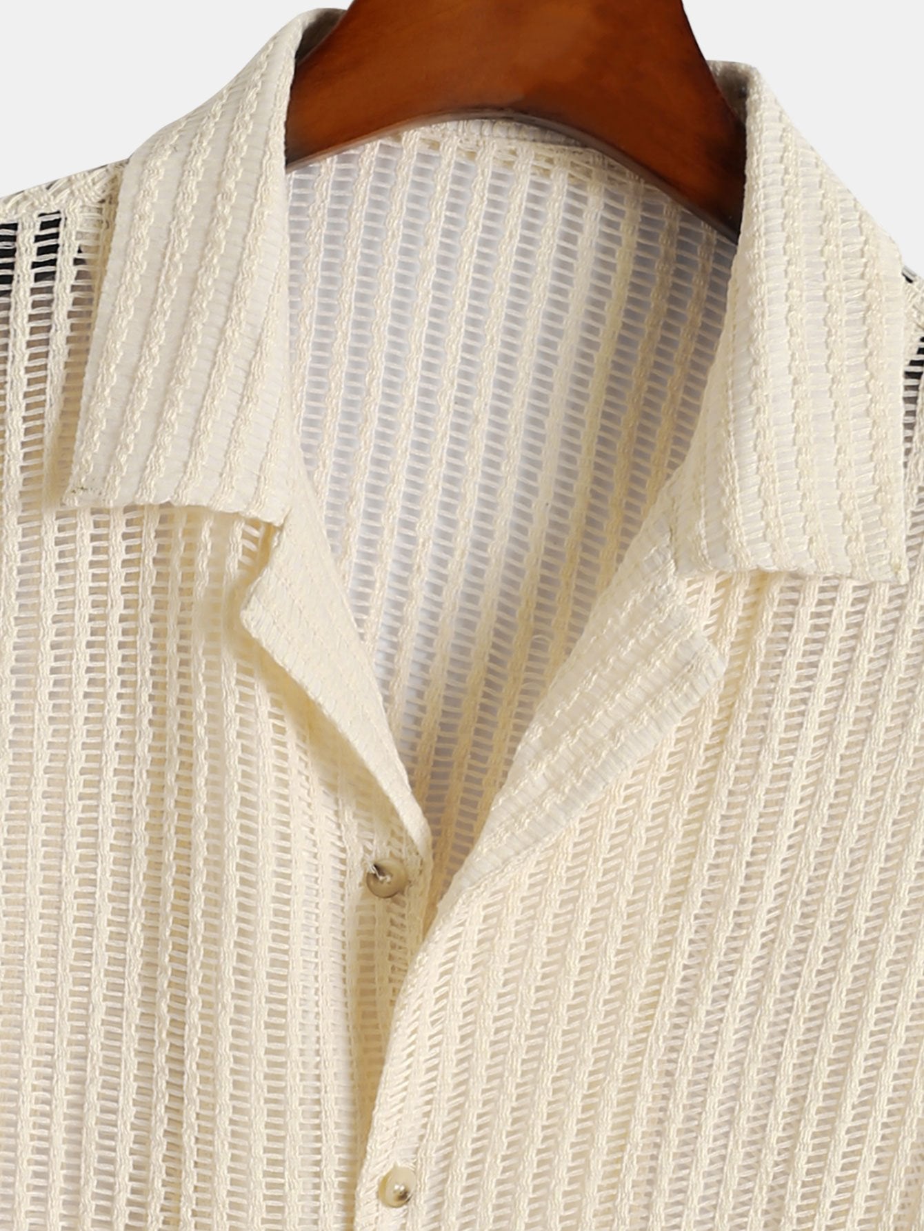 Chemise cubaine au crochet