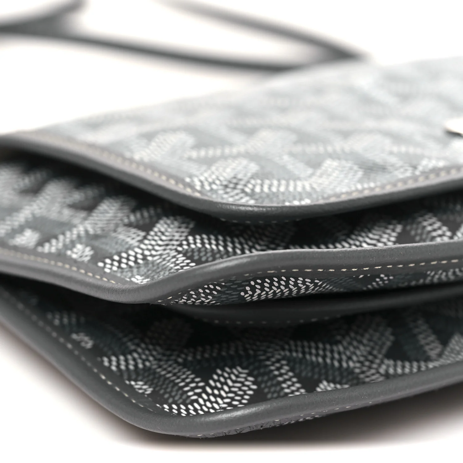 Goyardine Plumet Wallet Clutch Grey