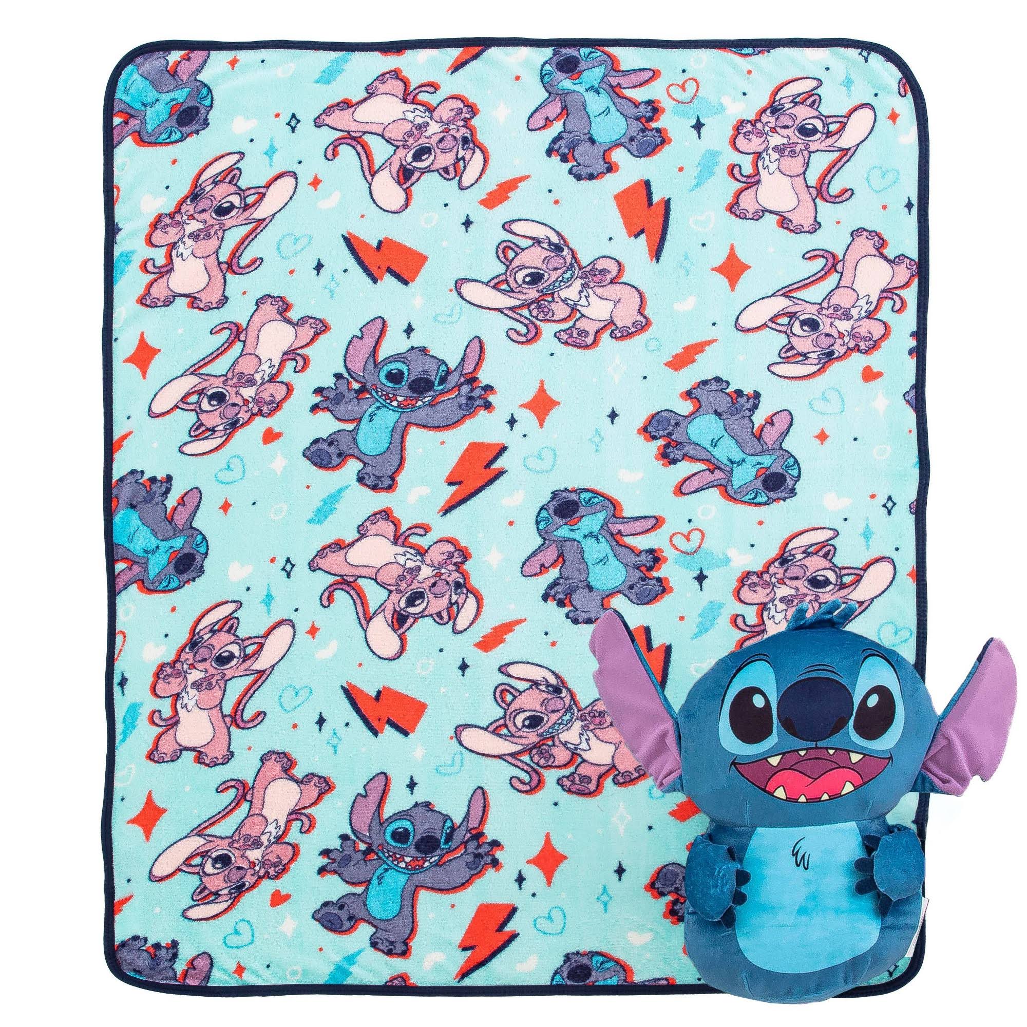 Disney Lilo & Stitch Touch Throw Blanket and HD Hugger New with Tag