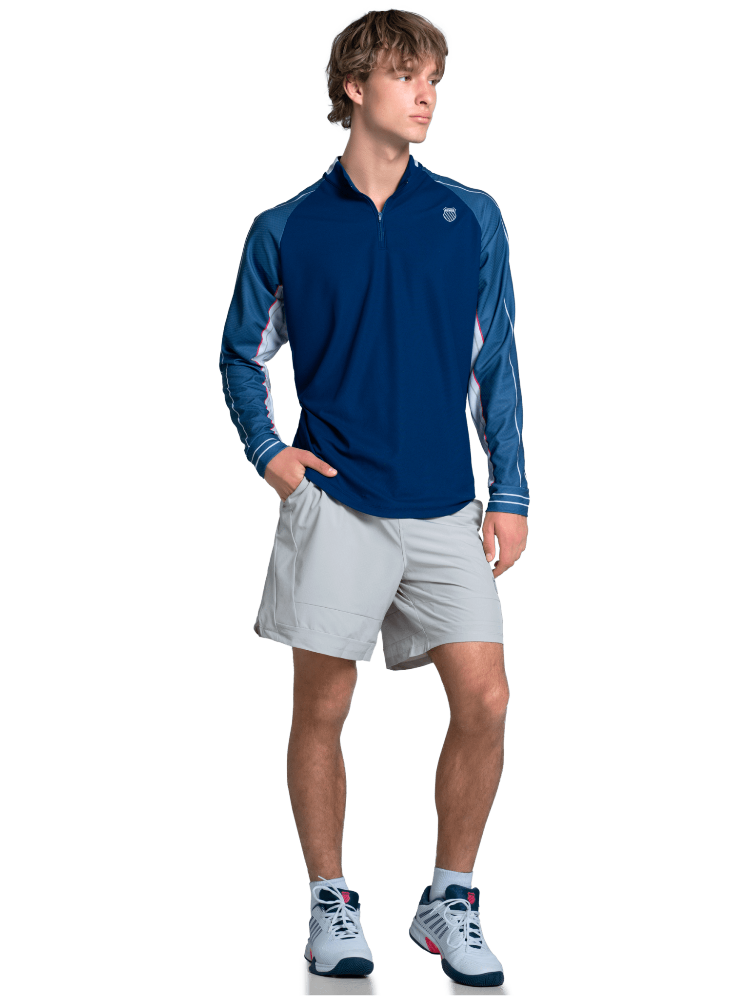 NOR CAL 1/4 ZIP L/S - K-Swiss Shoes