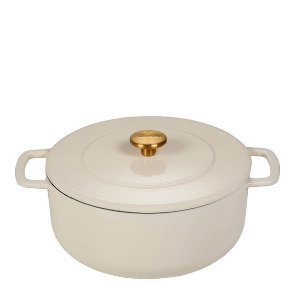 Støpejernsgryte 24 cm 3,8L sand