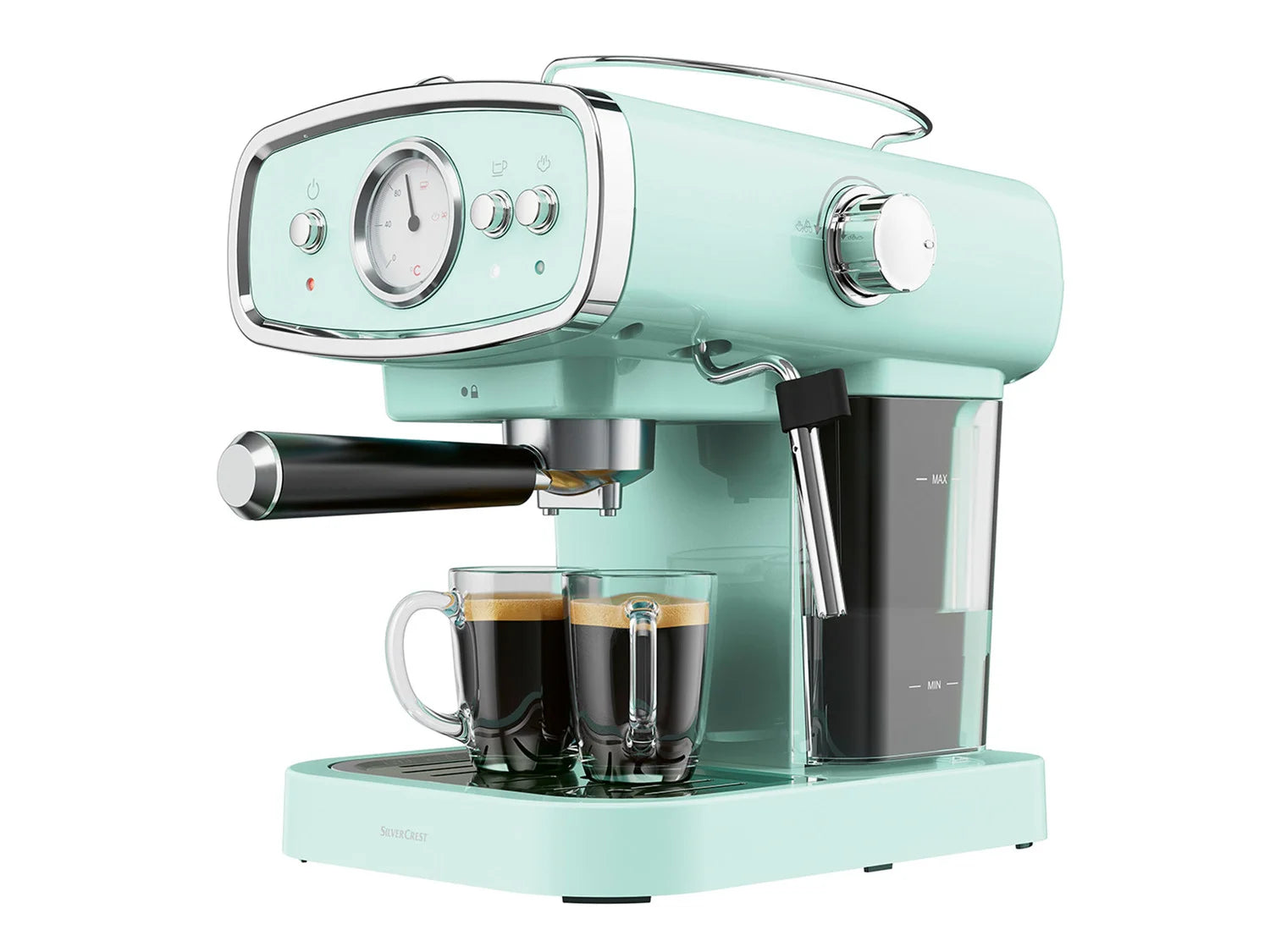 Machine à expresso SILVERCREST KITCHEN TOOLS SEM 1050 A2 avec système de porte-filtre