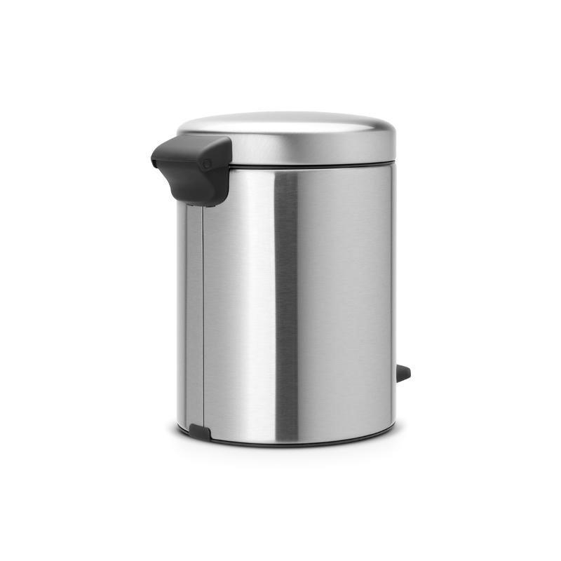 NewIcon pedalbøtte 5L børstet stål