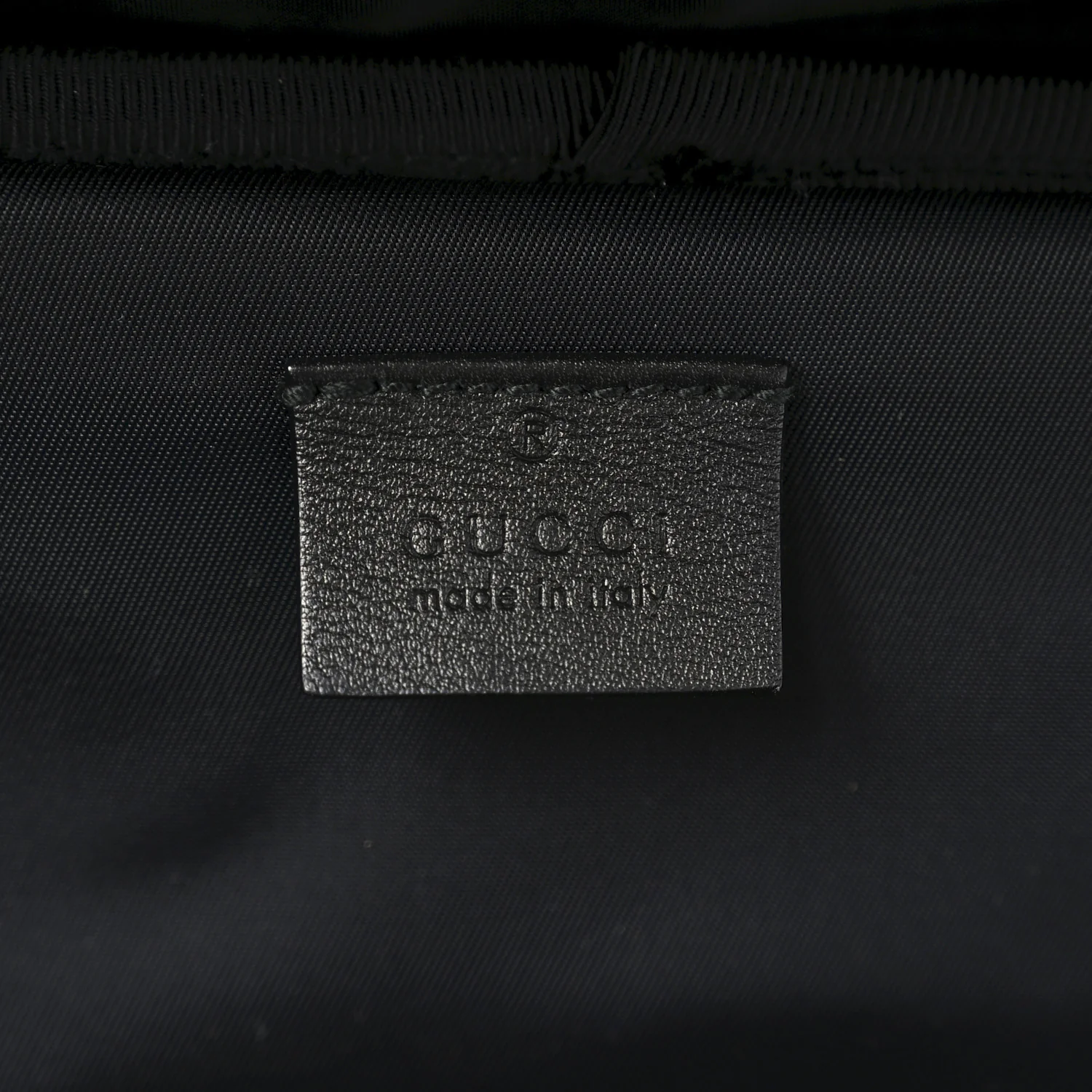 GG Supreme Monogram Four Wheel Suitcase Black