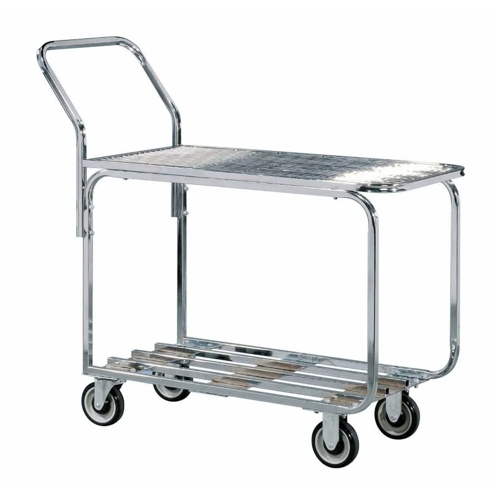Hubert Stock Cart Plated Steel Wire - 36 L x 18 1/2W x 40 1/2H