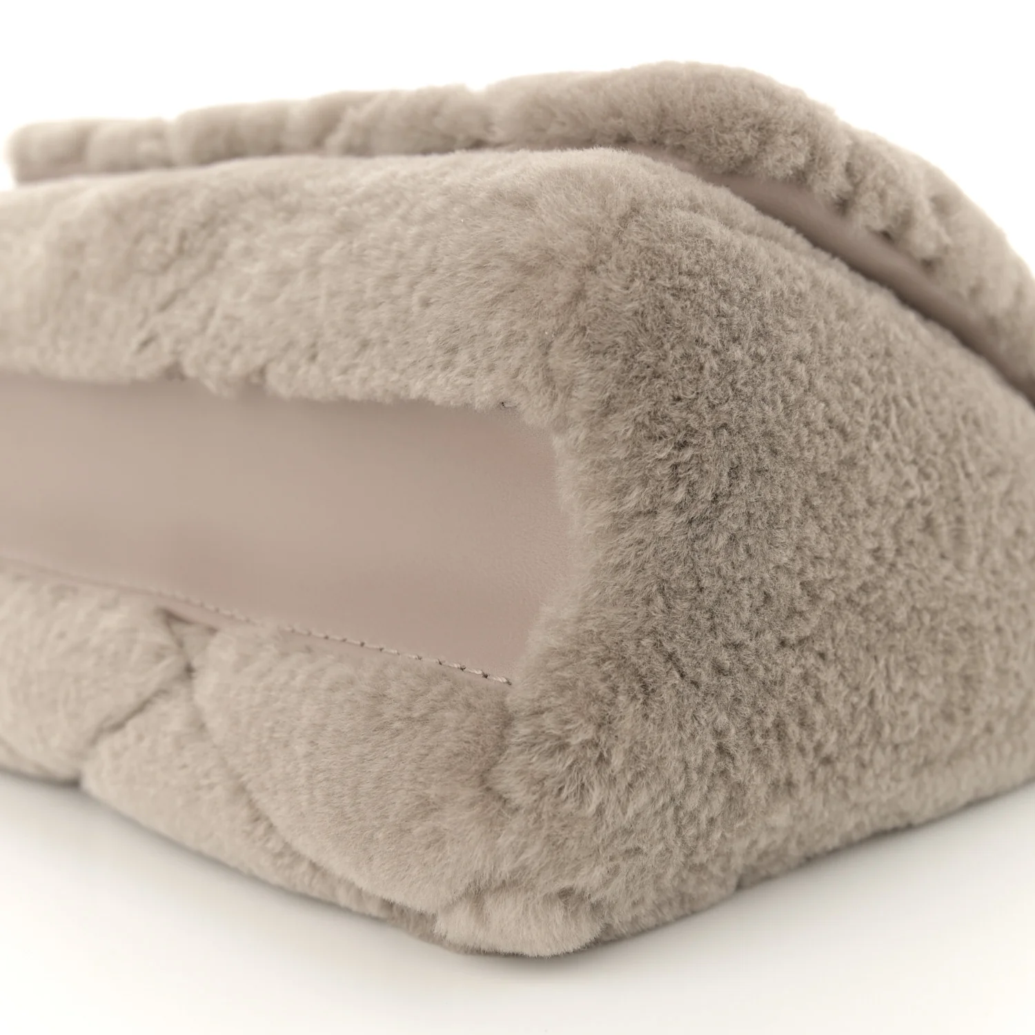 Shearling Malletage Top Handle GO-14 PM Grey