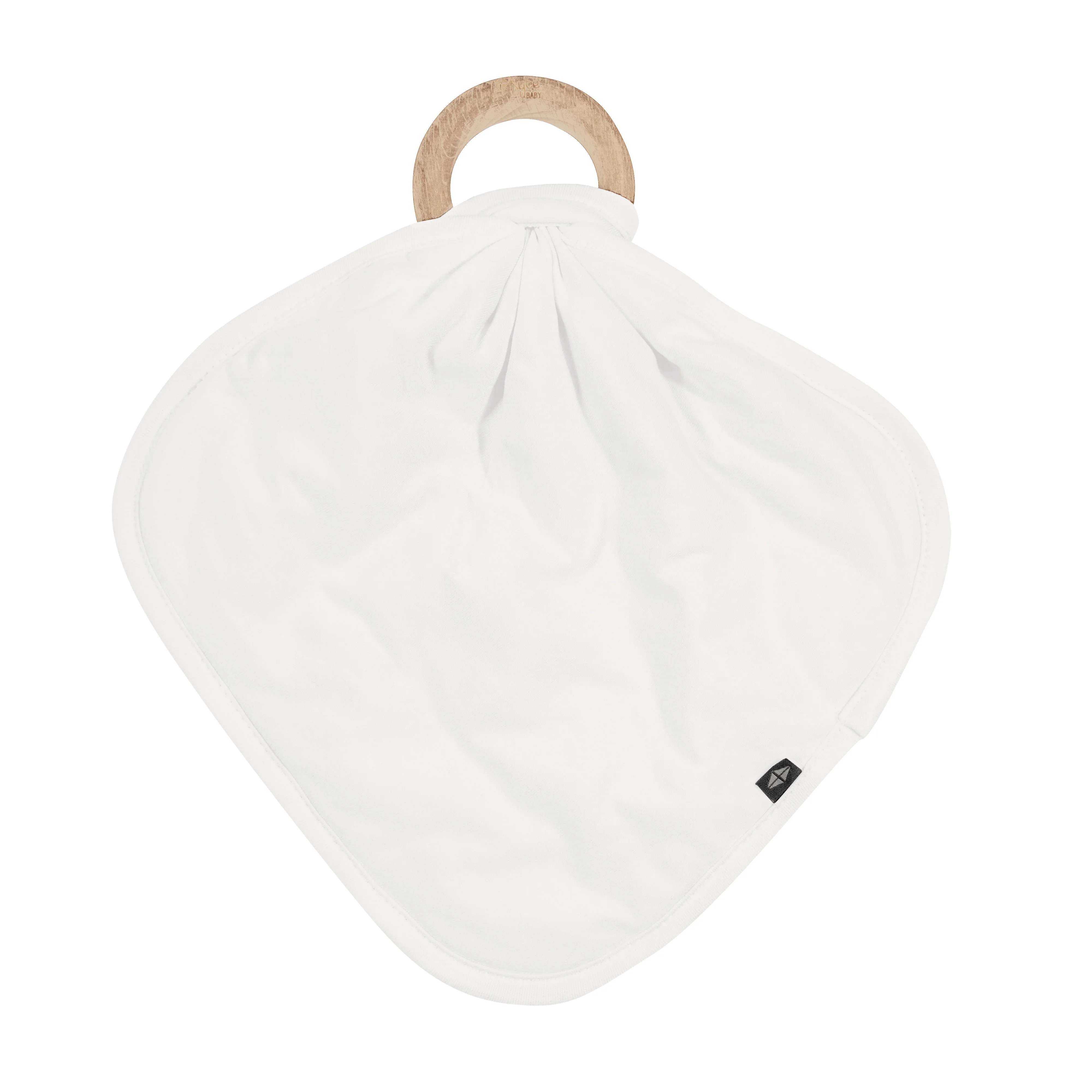 Lovey in Cloud with Removable Wooden Teething Ring